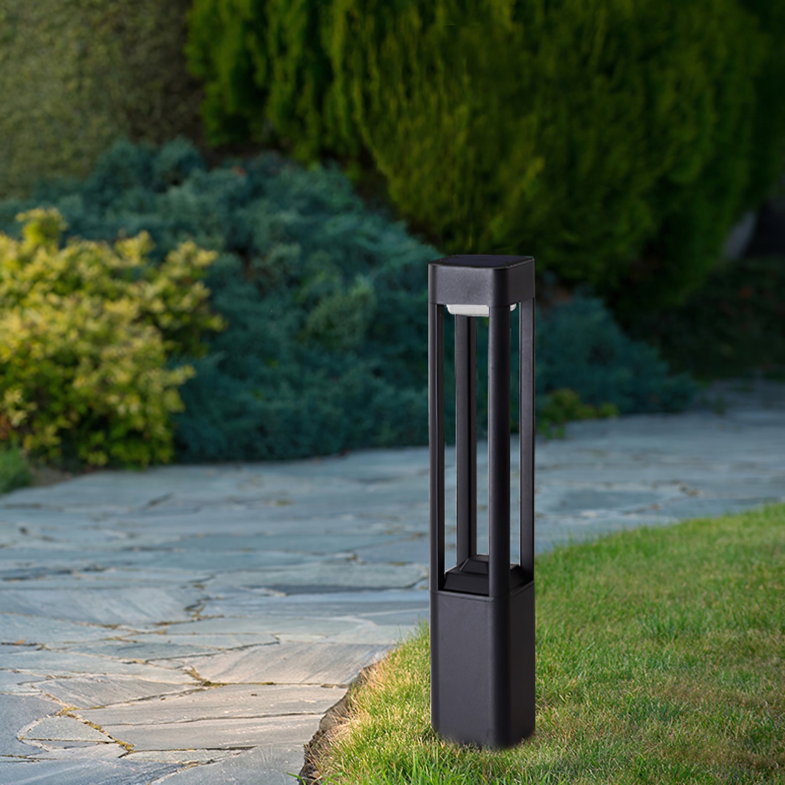 Rectangular Column Garden Outdoor Light - Blowlighting