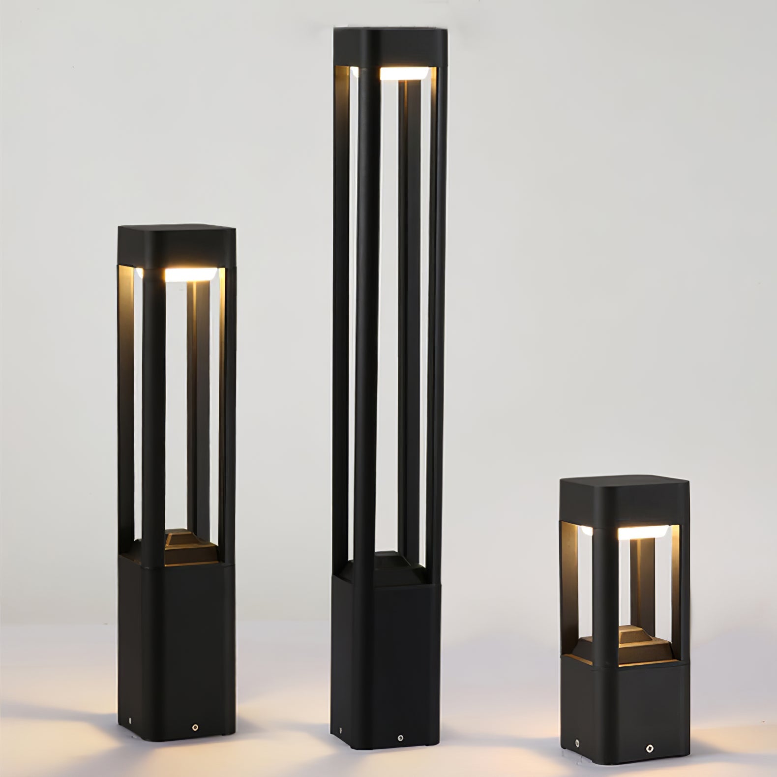 Rectangular Column Garden Outdoor Light - Blowlighting