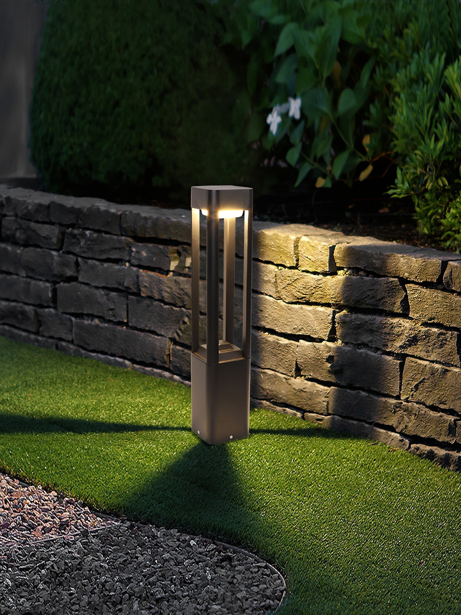 Rectangular Column Garden Outdoor Light - Blowlighting