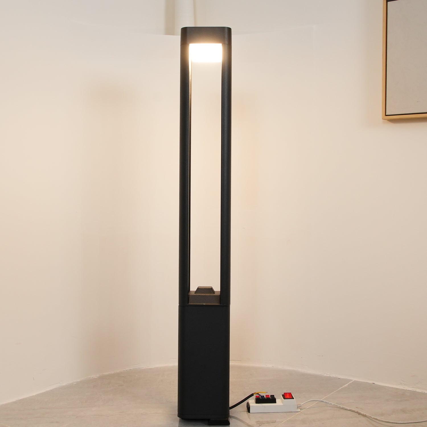 Rectangular Column Garden Outdoor Light - Blowlighting