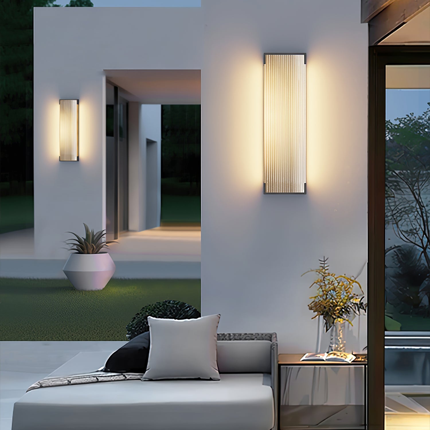 Rectangular Outdoor Wall Light - Blowlighting
