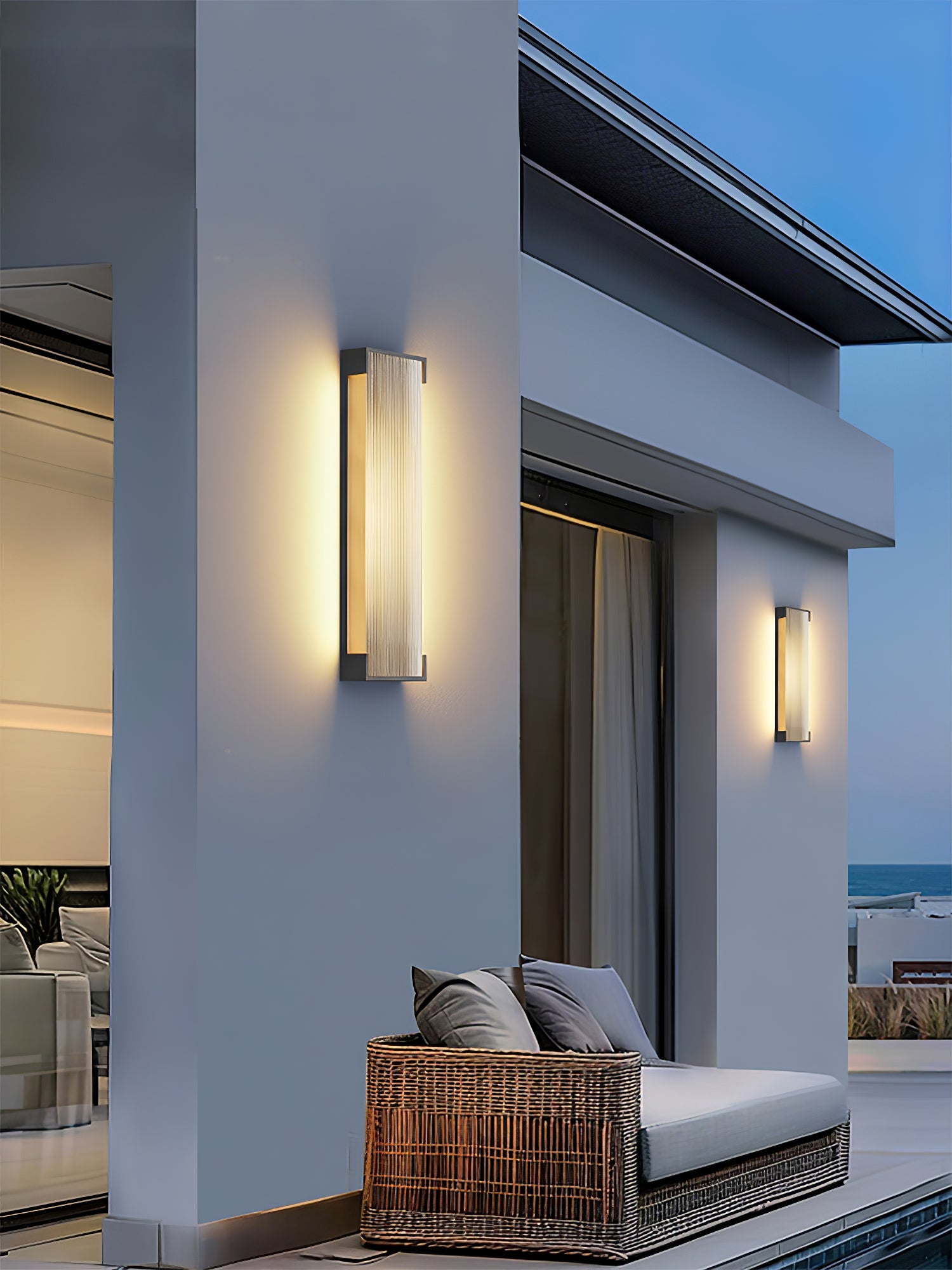 Rectangular Outdoor Wall Light - Blowlighting