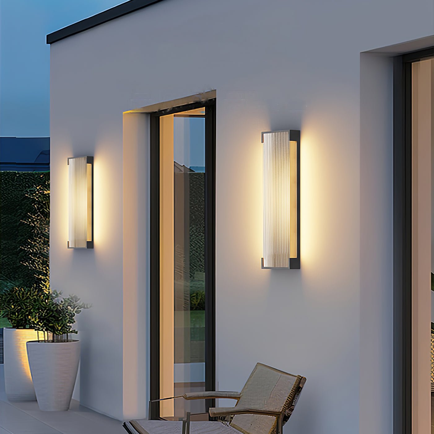 Rectangular Outdoor Wall Light - Blowlighting