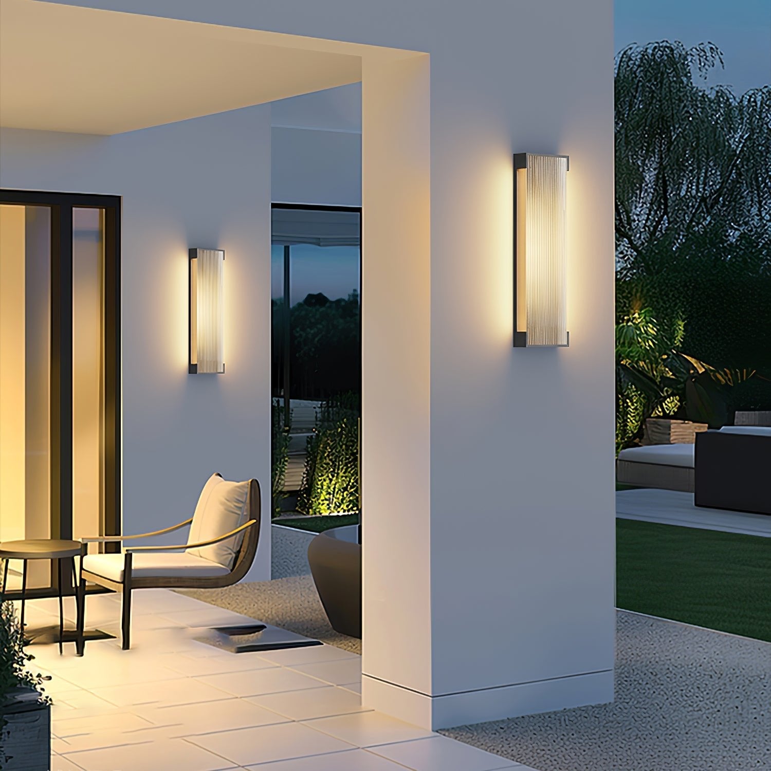 Rectangular Outdoor Wall Light - Blowlighting