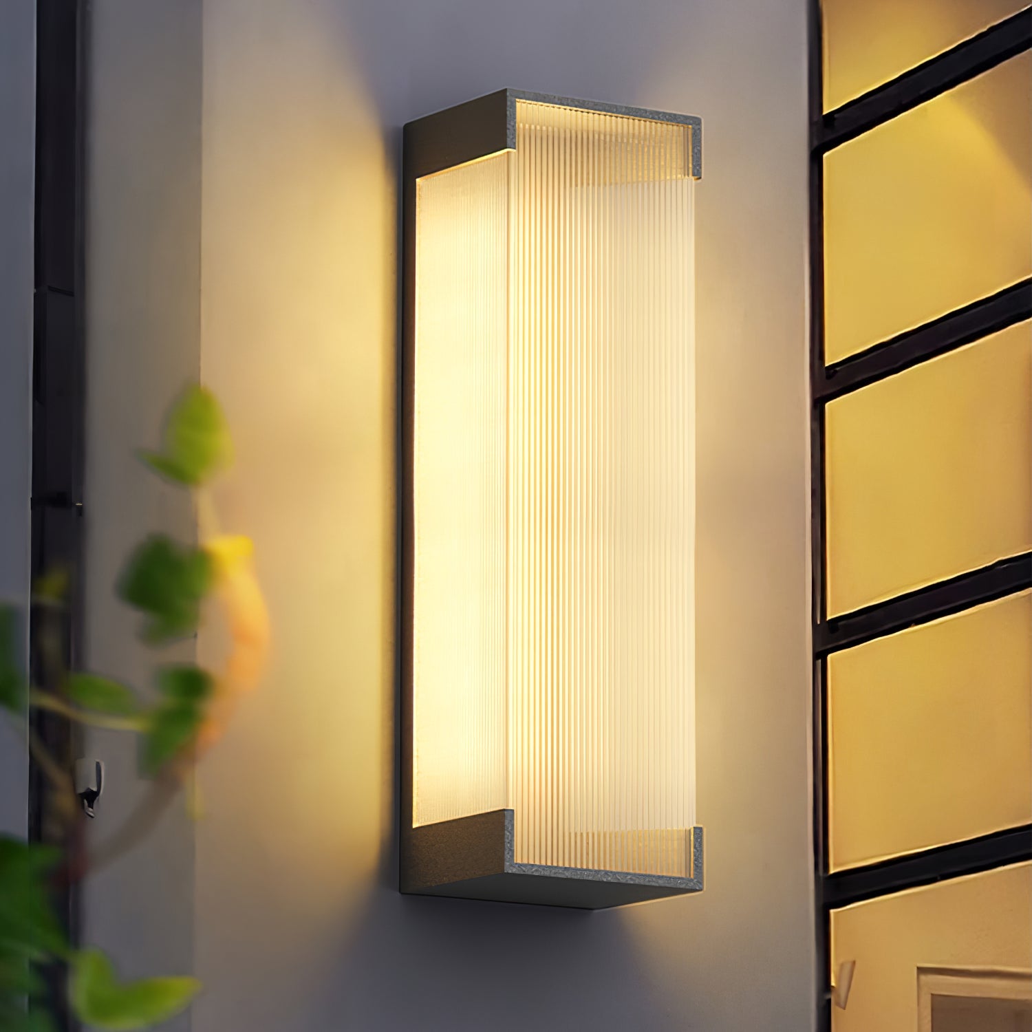 Rectangular Outdoor Wall Light - Blowlighting