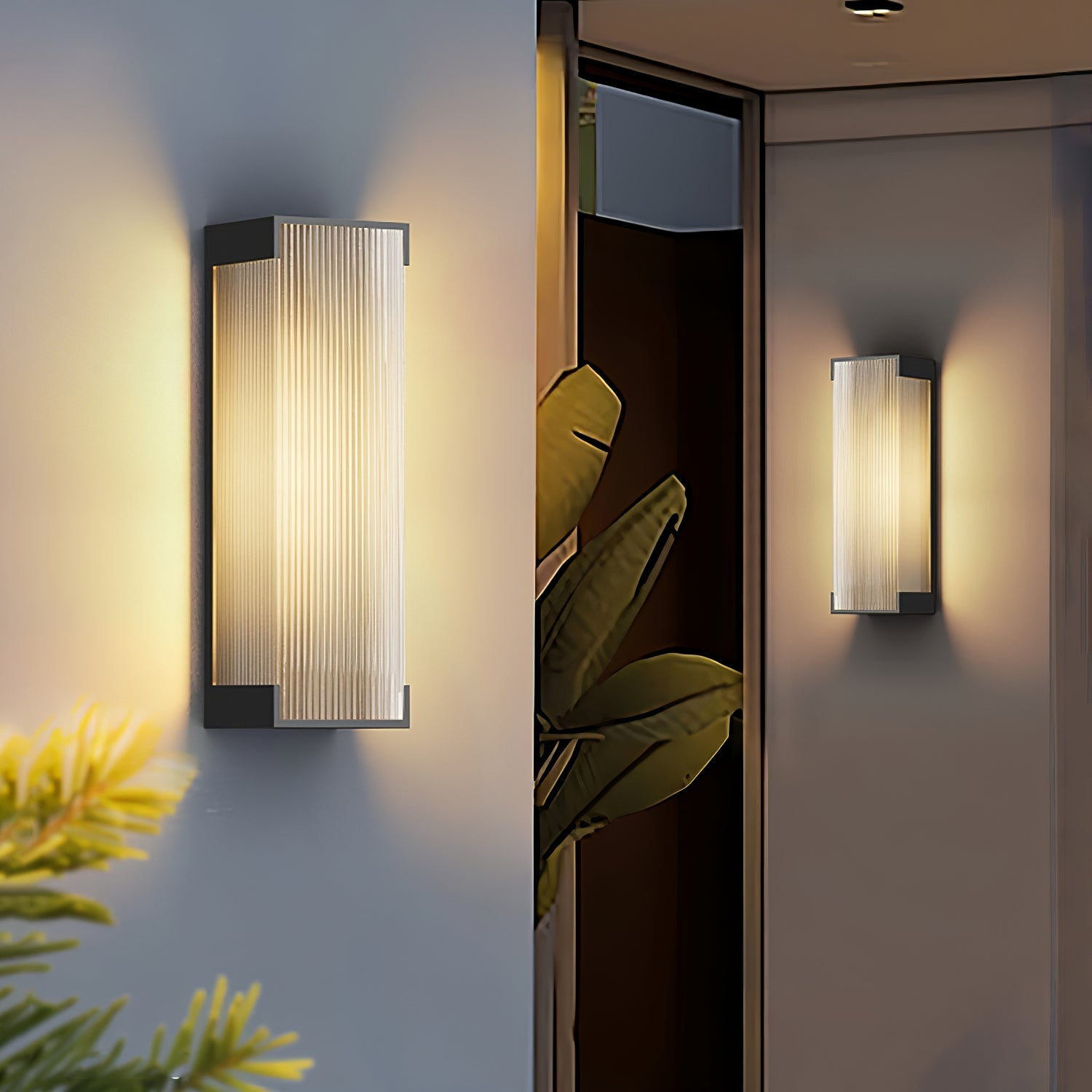 Rectangular Outdoor Wall Light - Blowlighting