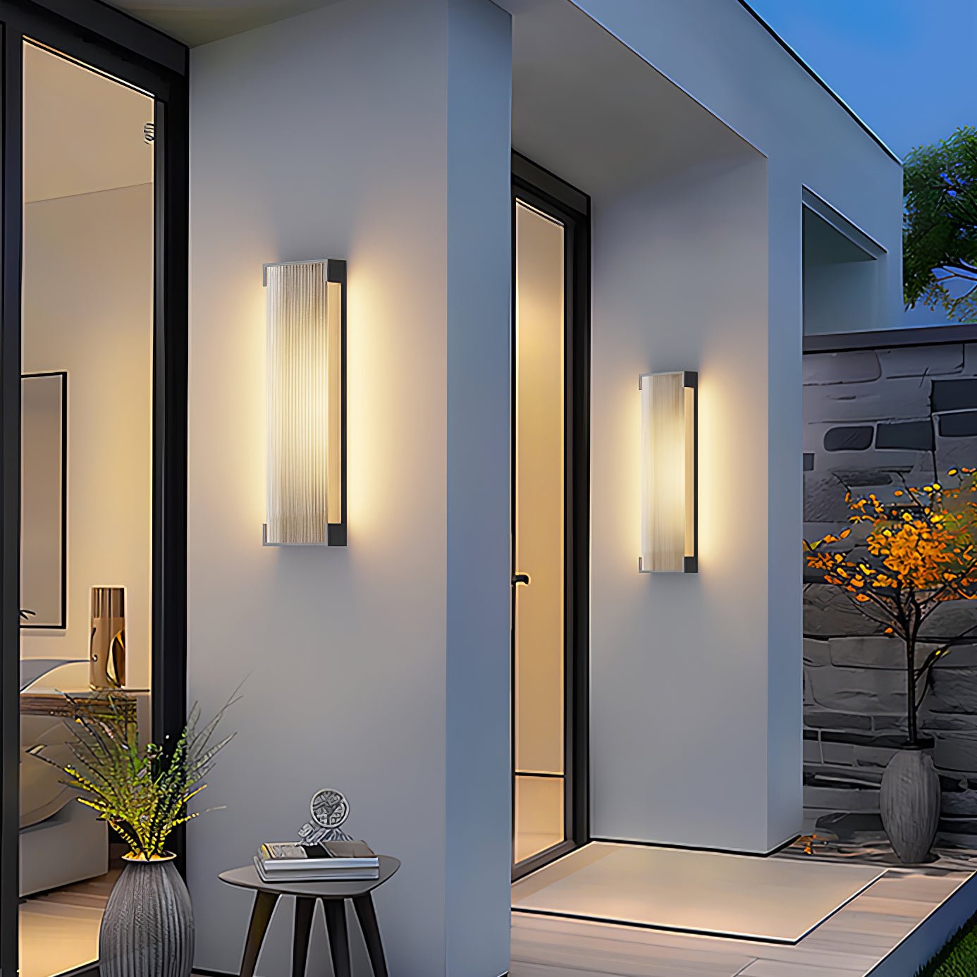 Rectangular Outdoor Wall Light - Blowlighting