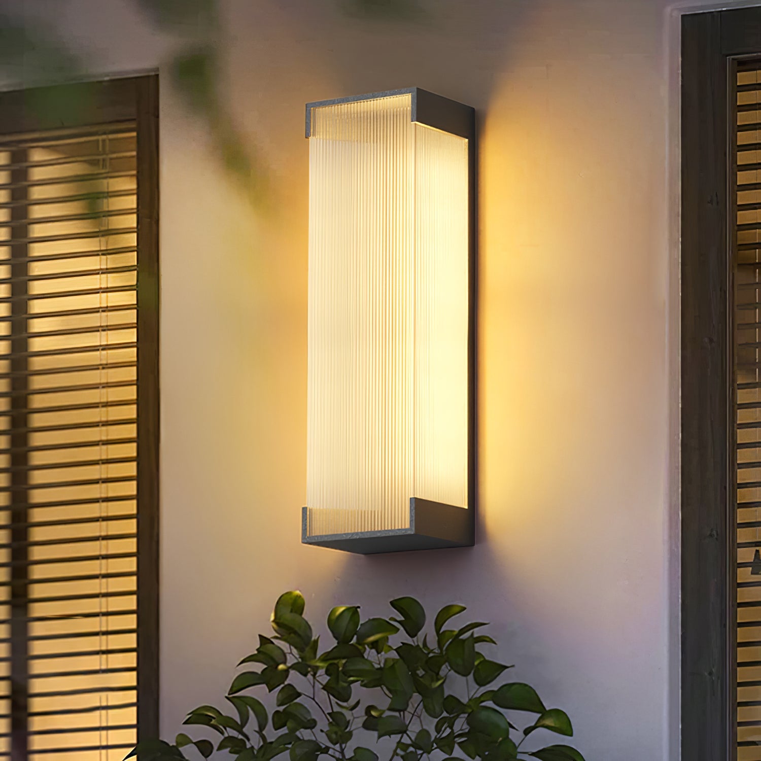 Rectangular Outdoor Wall Light - Blowlighting