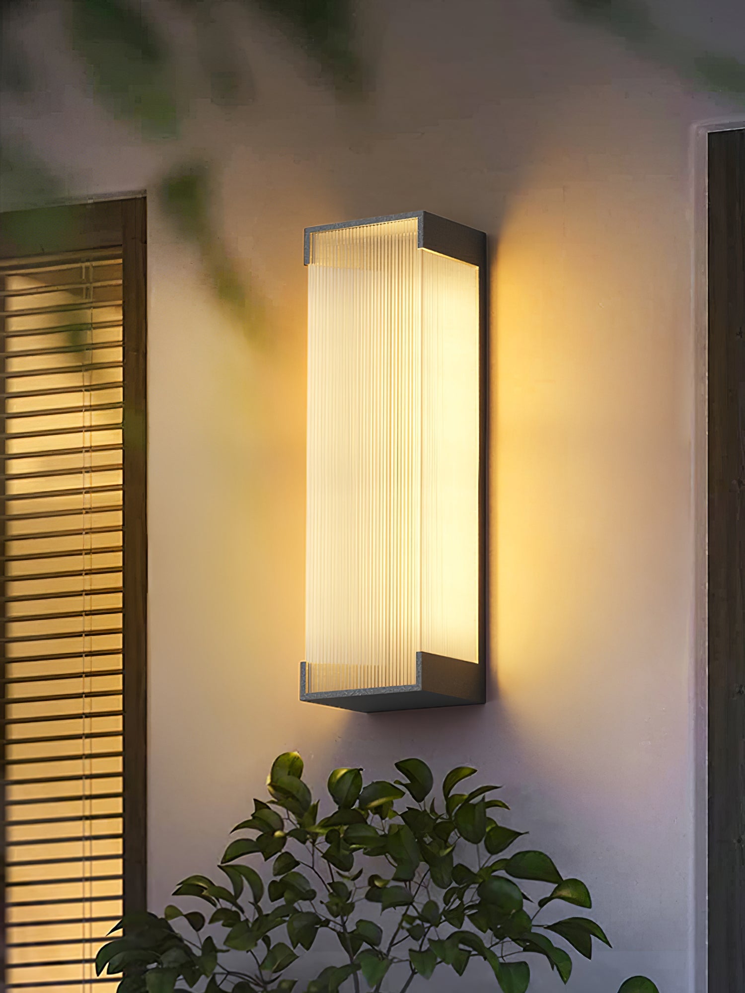 Rectangular Outdoor Wall Light - Blowlighting