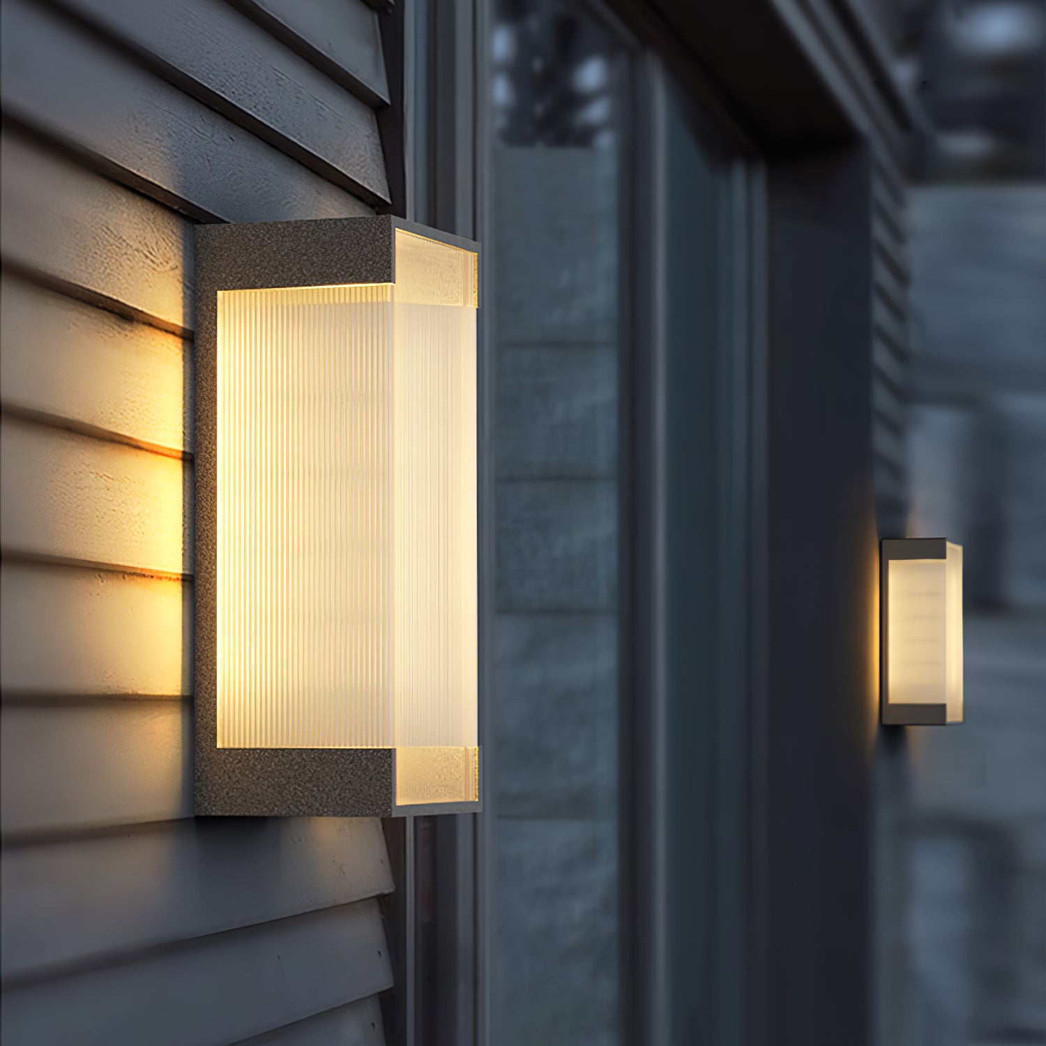 Rectangular Outdoor Wall Light - Blowlighting