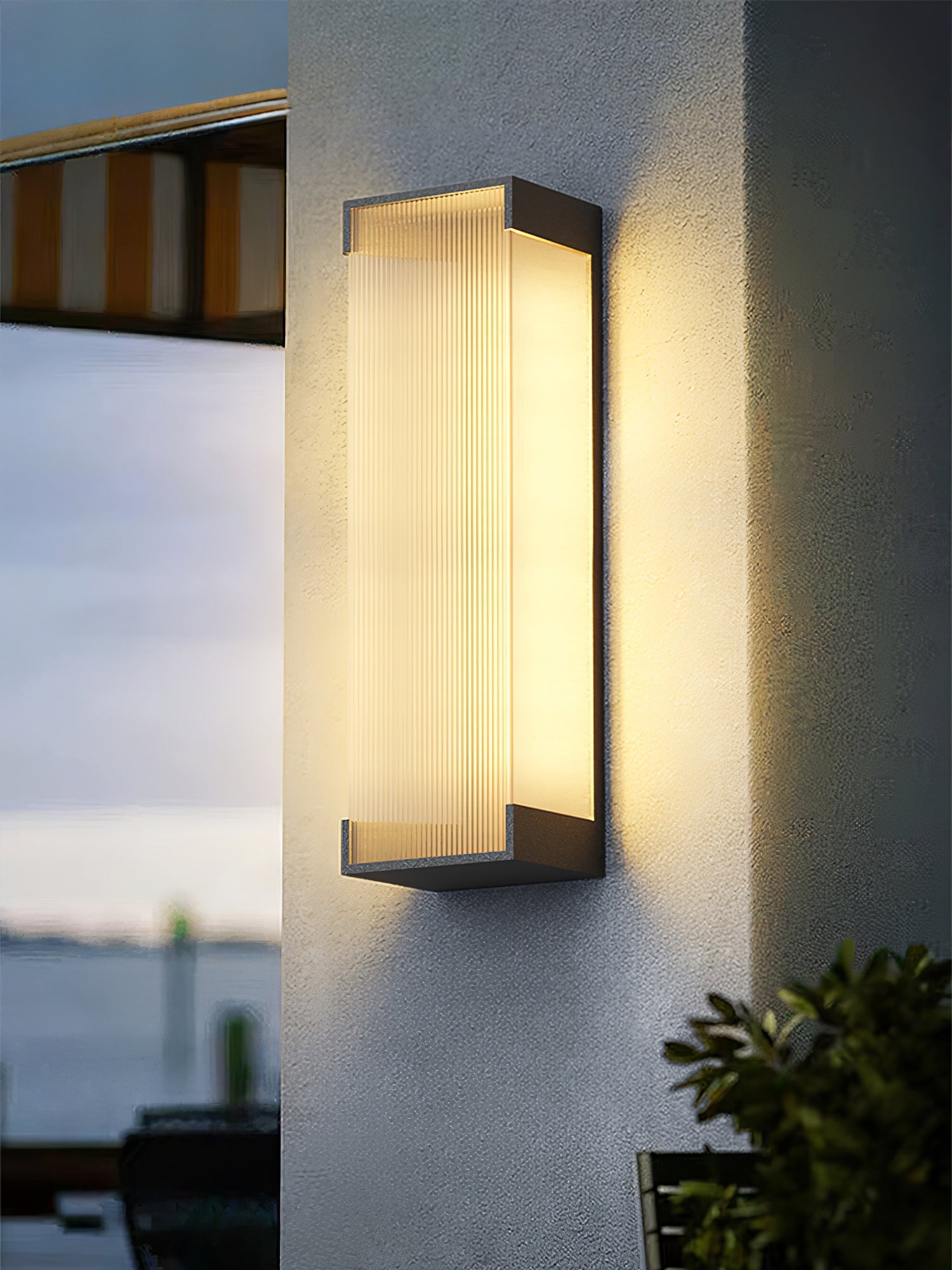 Rectangular Outdoor Wall Light - Blowlighting