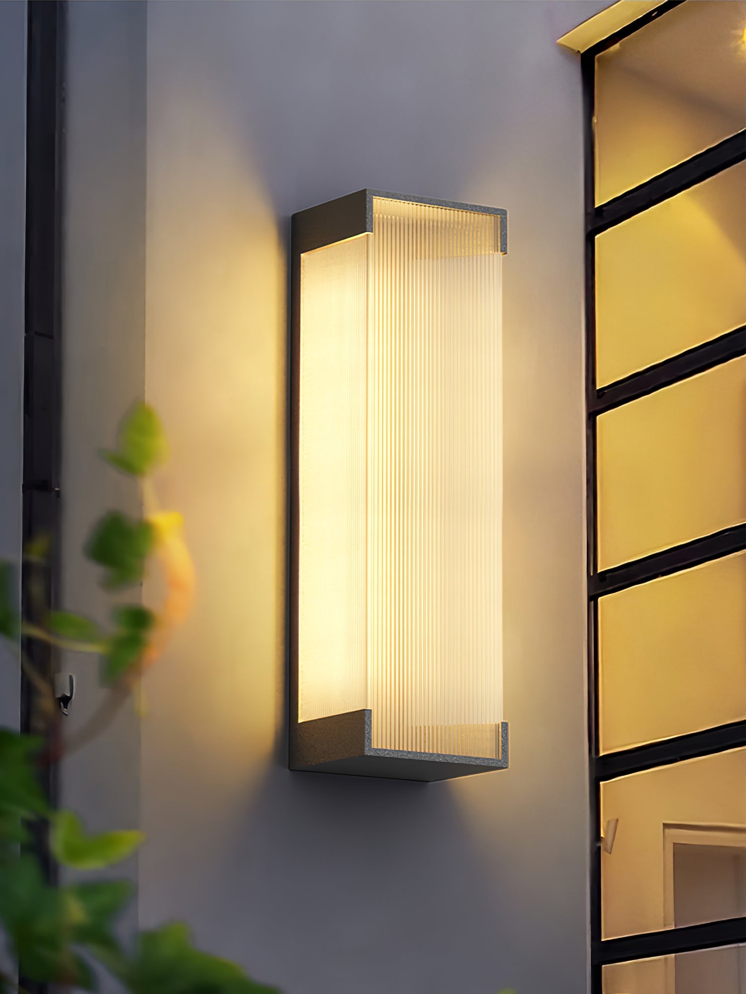 Rectangular Outdoor Wall Light - Blowlighting