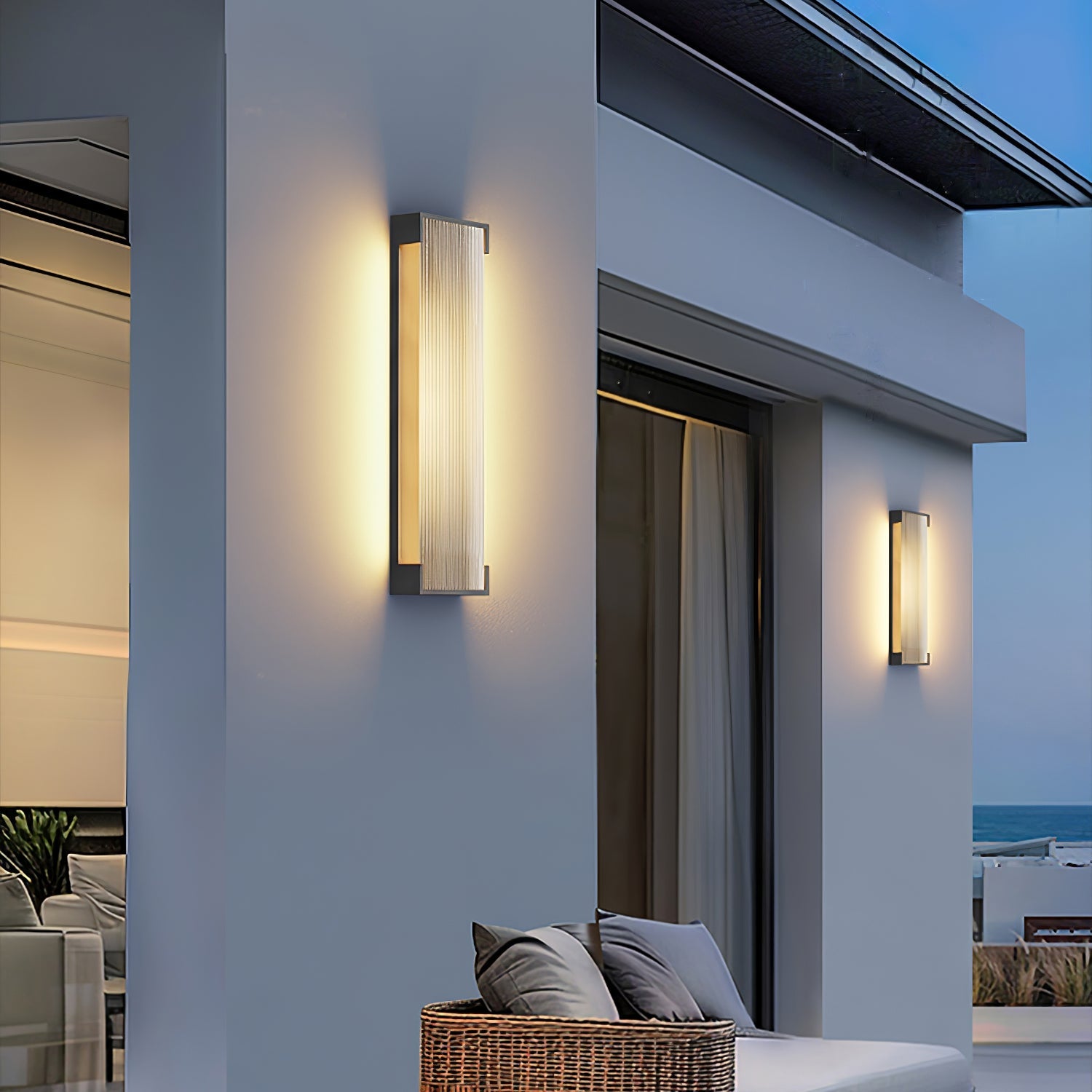 Rectangular Outdoor Wall Light - Blowlighting