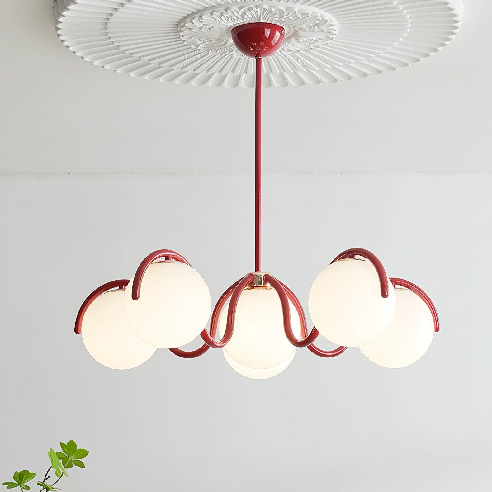 Reedway Curve Linear Chandelier - Blowlighting