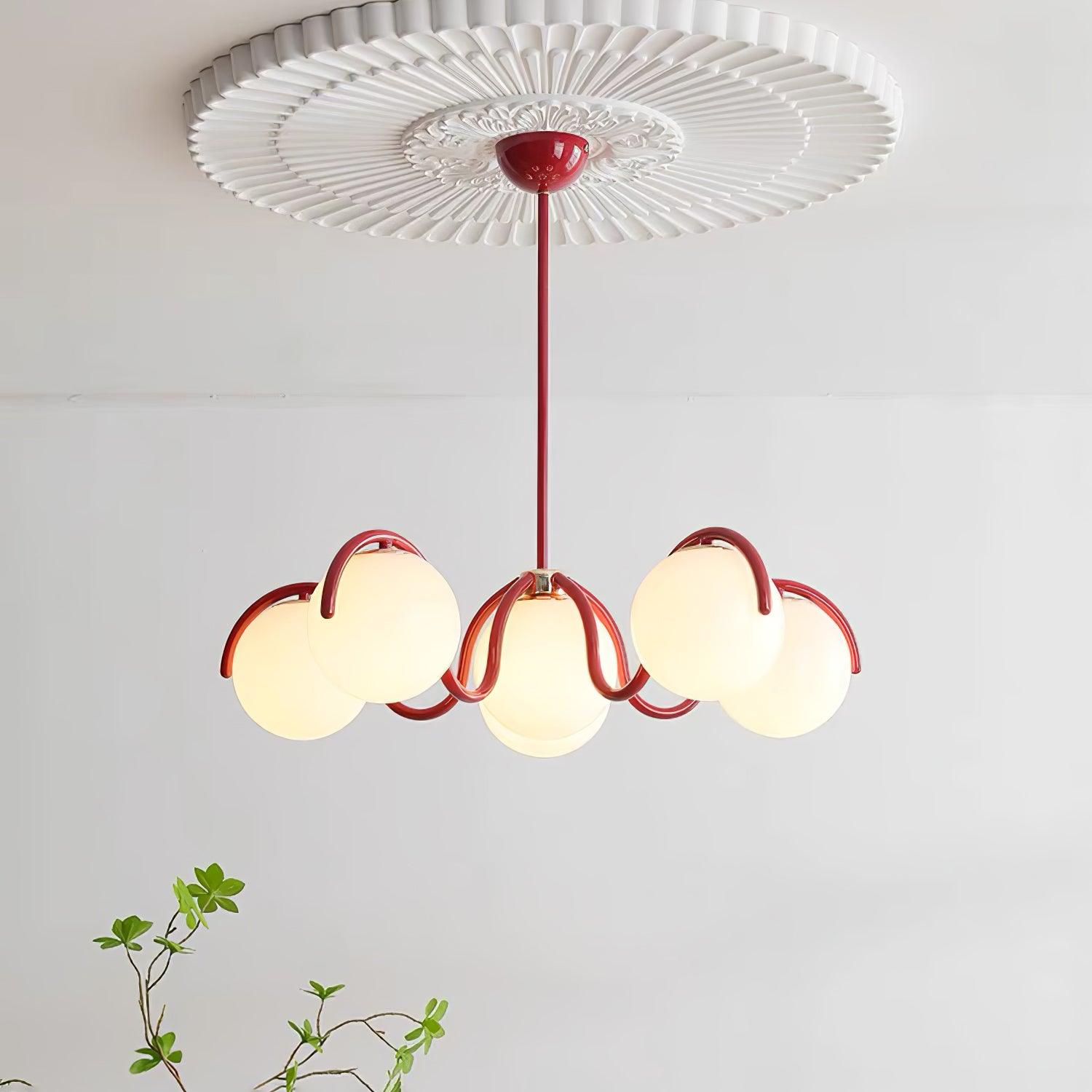 Reedway Curve Linear Chandelier - Blowlighting