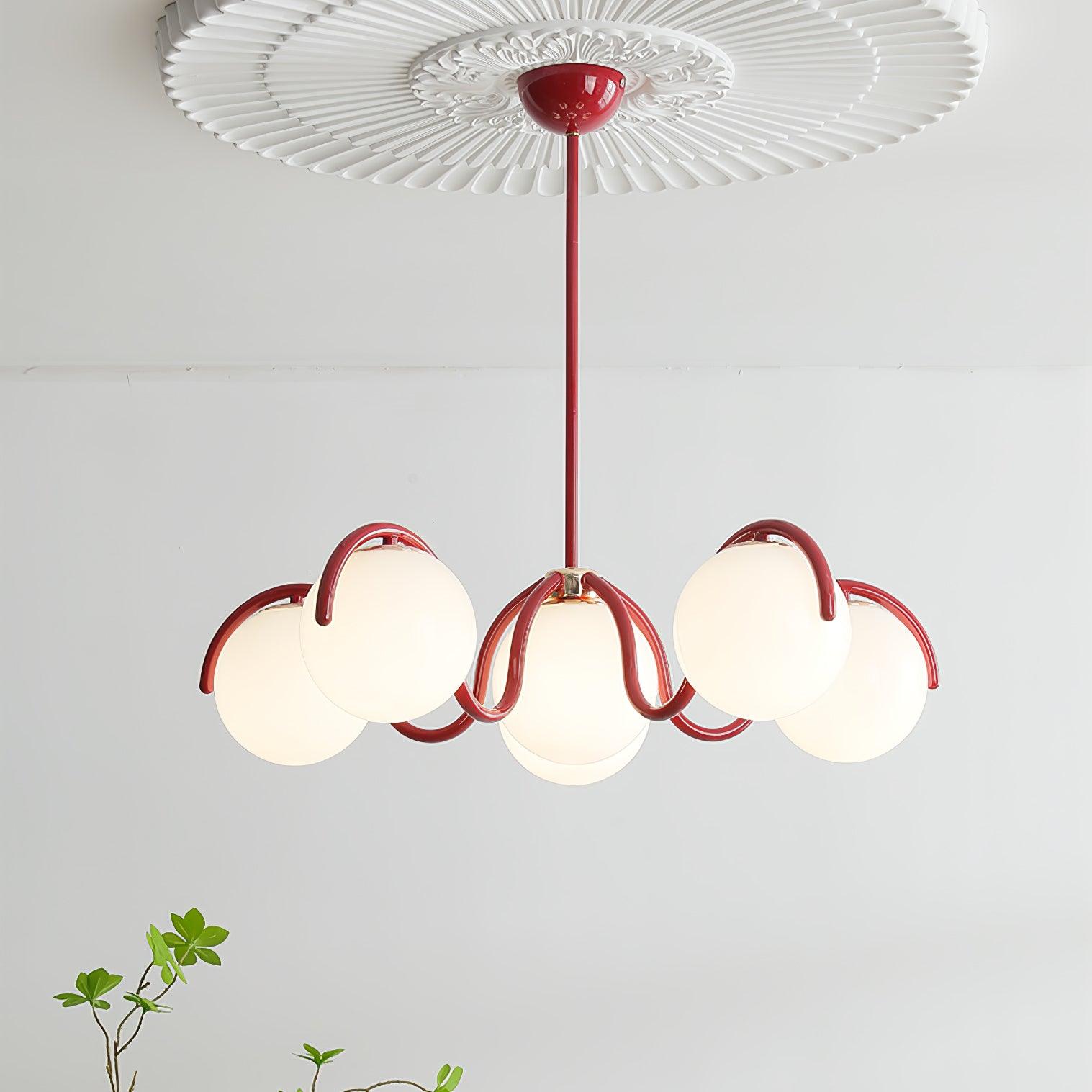 Reedway Curve Linear Chandelier - Blowlighting