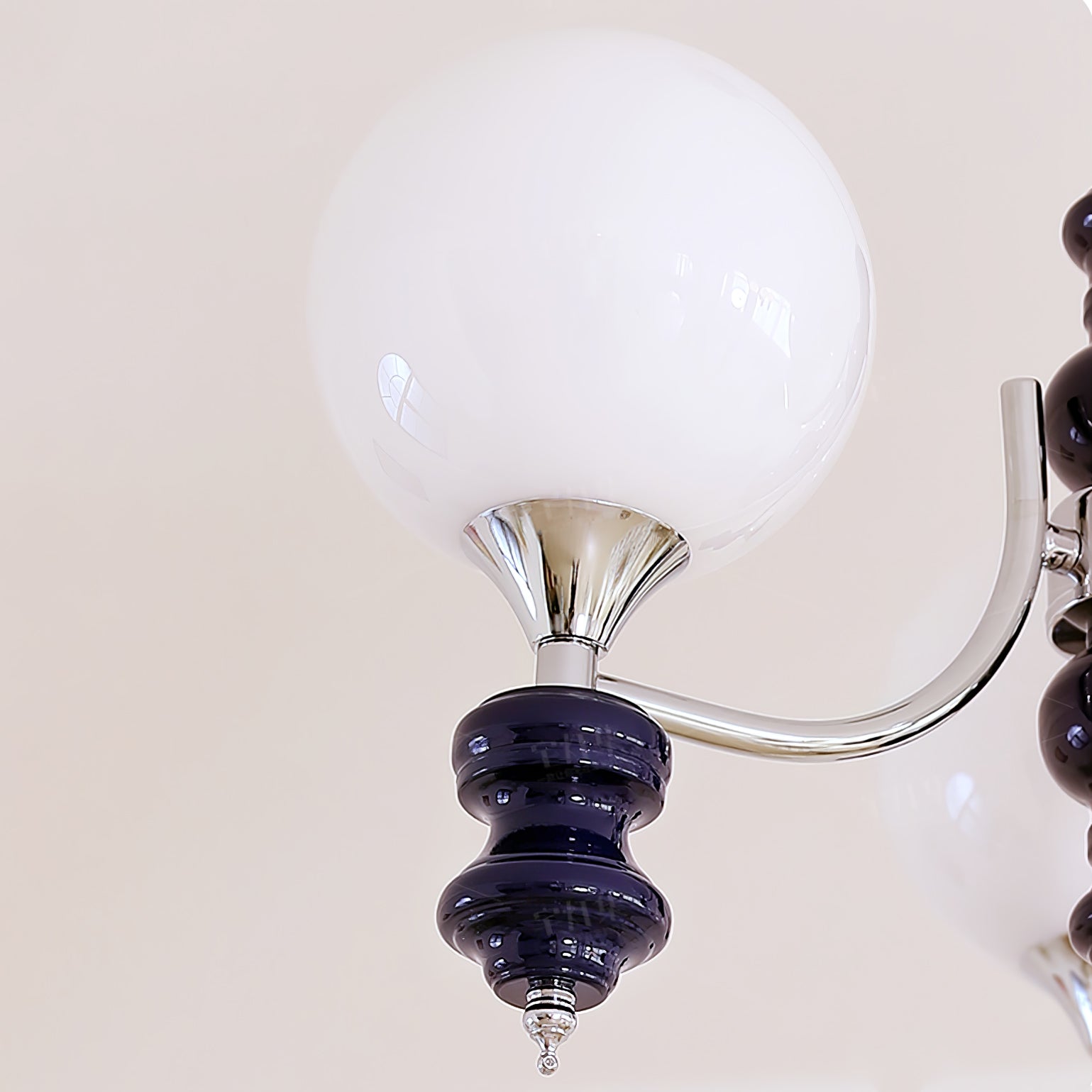 Aurora Chandelier Regal Orb Frosted - Blowlighting