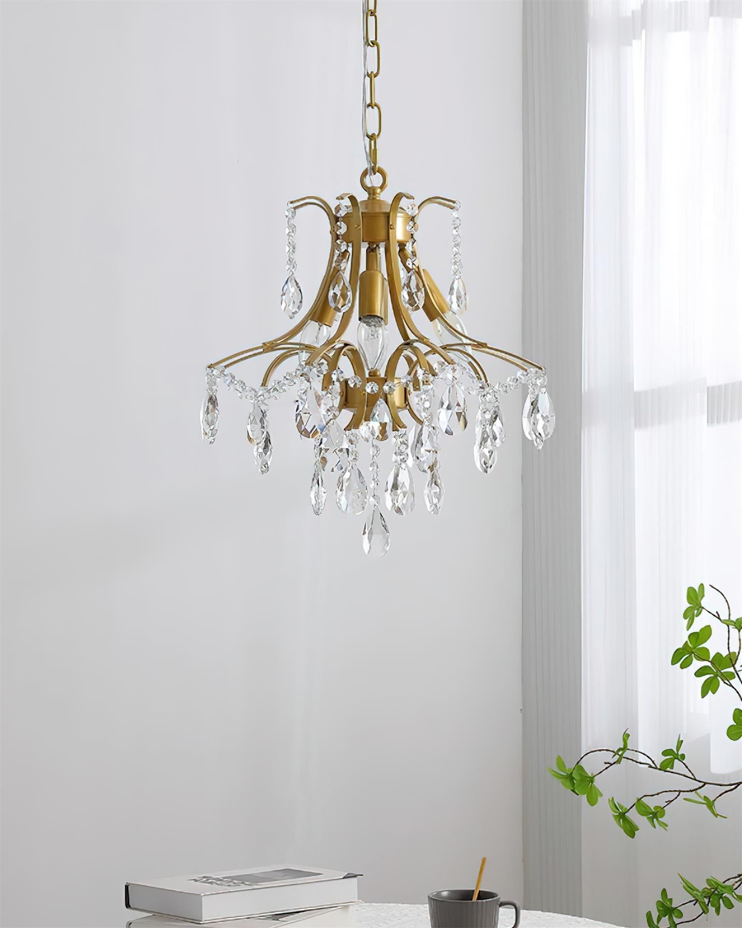 Violetfall Luxurious Crystal Wisteria Chandelier