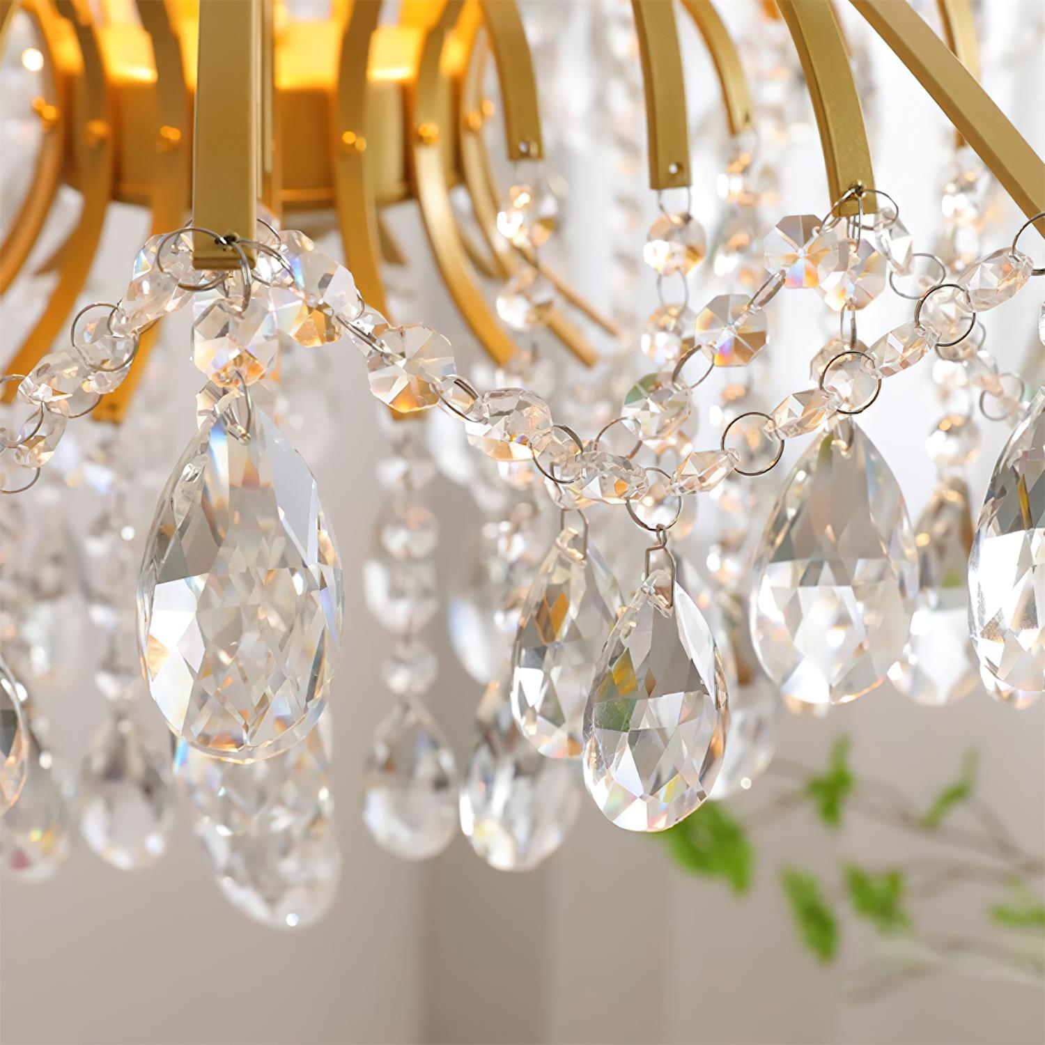 Violetfall Luxurious Crystal Wisteria Chandelier