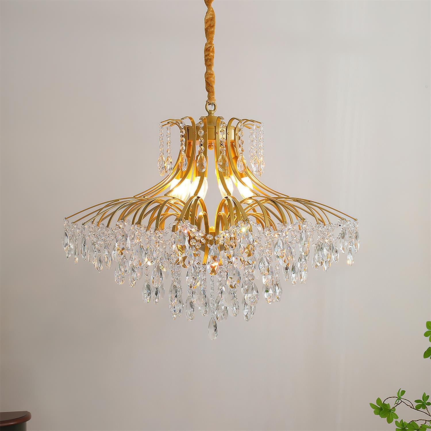 Violetfall Luxurious Crystal Wisteria Chandelier