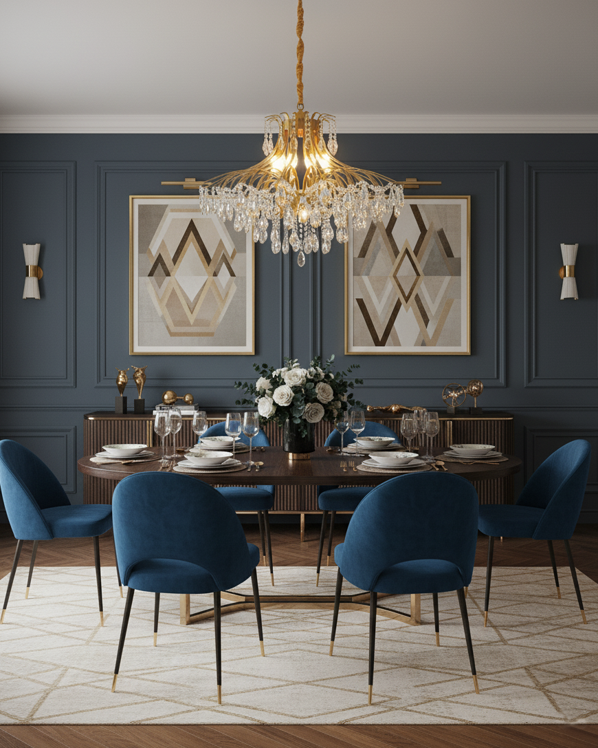 Violetfall Luxurious Crystal Wisteria Chandelier