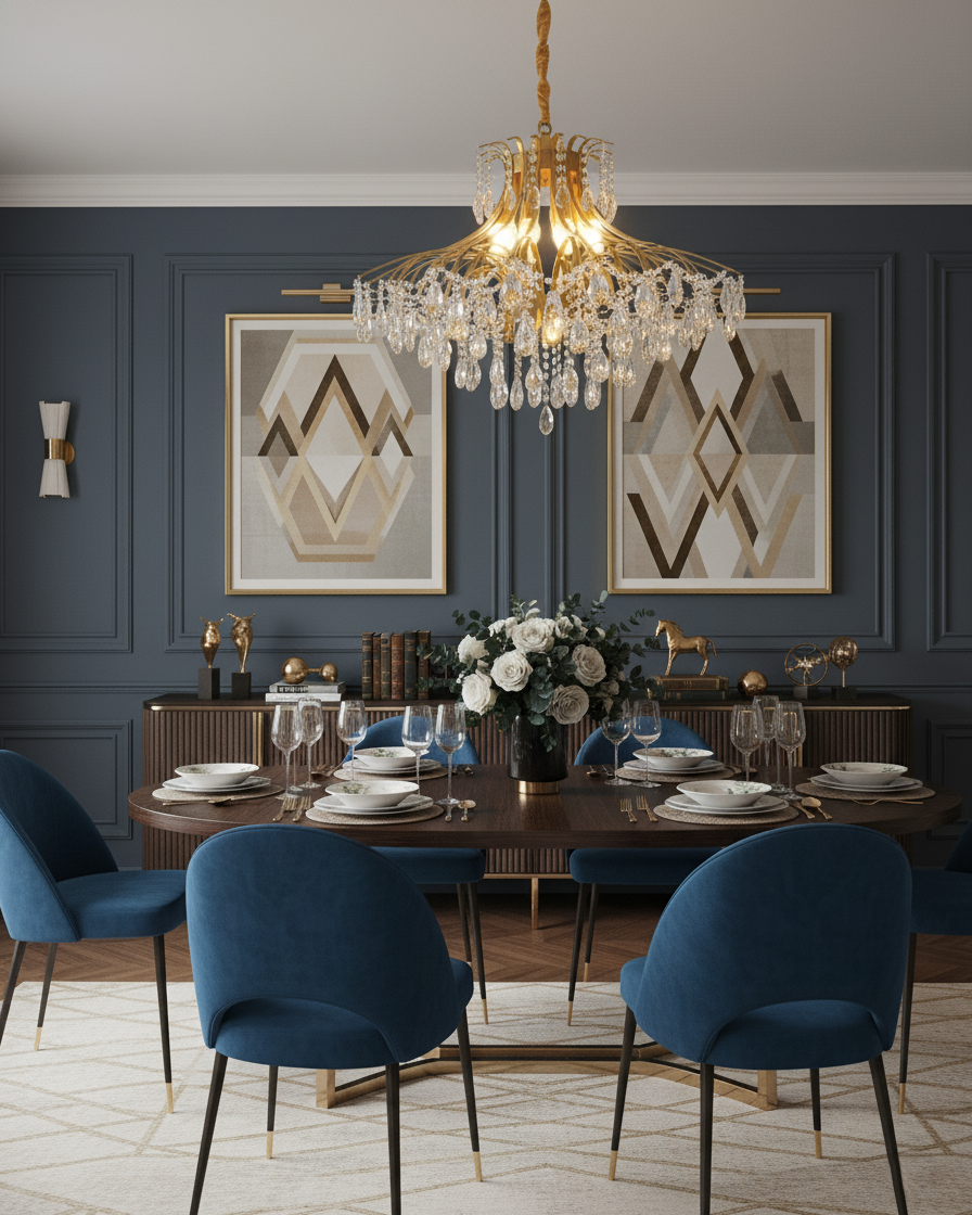 Violetfall Luxurious Crystal Wisteria Chandelier