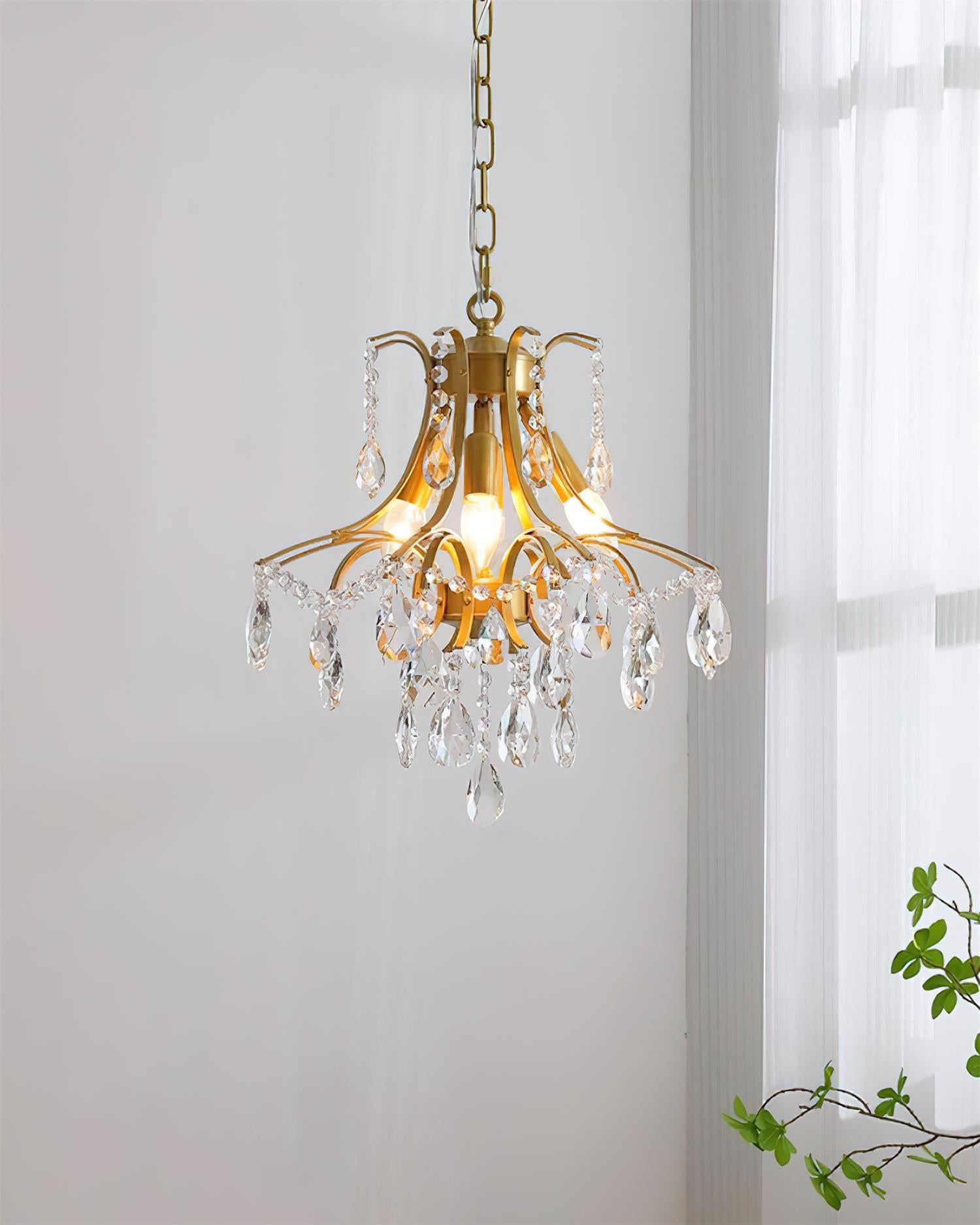Violetfall Luxurious Crystal Wisteria Chandelier