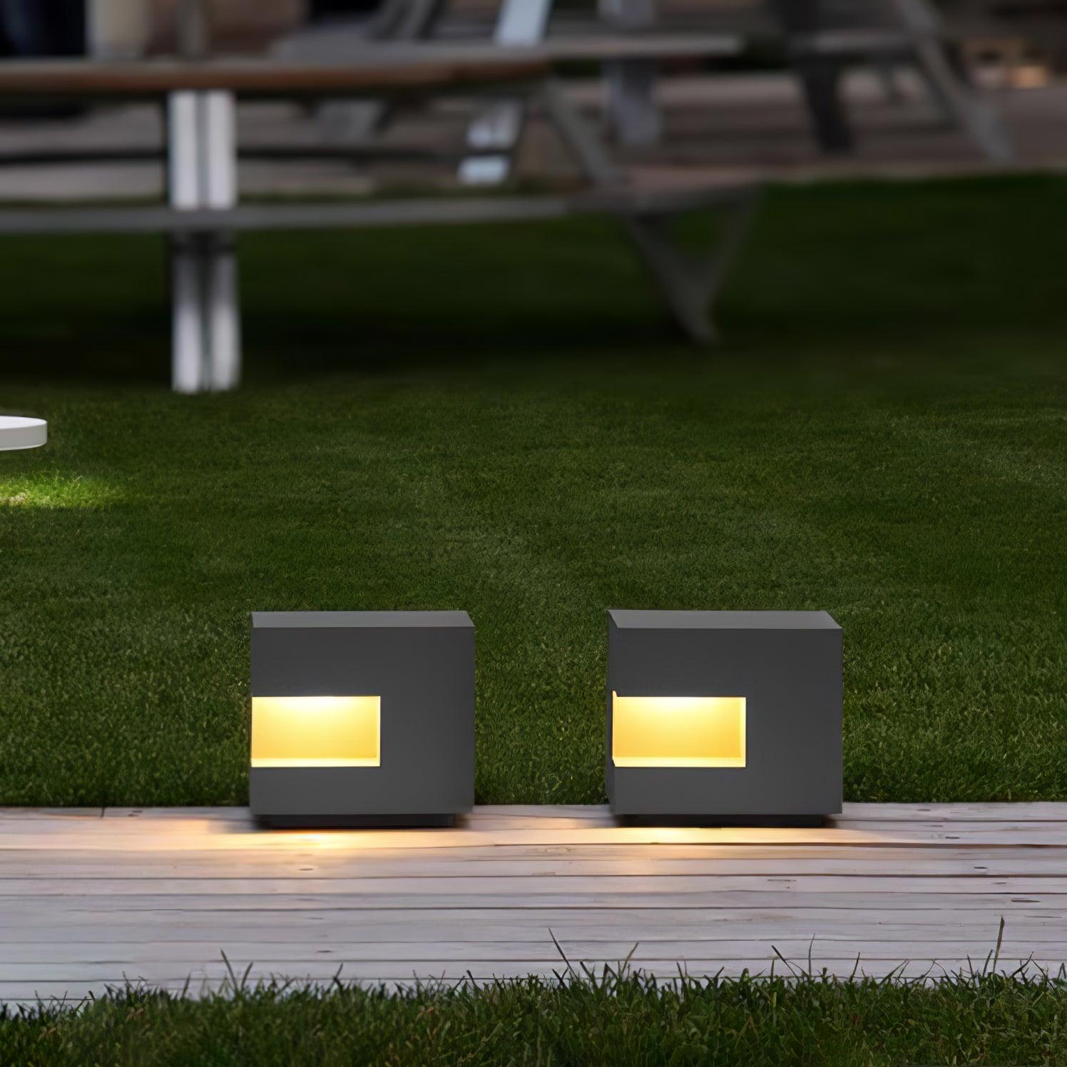 Regular Cube Post Outdoor Light - Blowlighting
