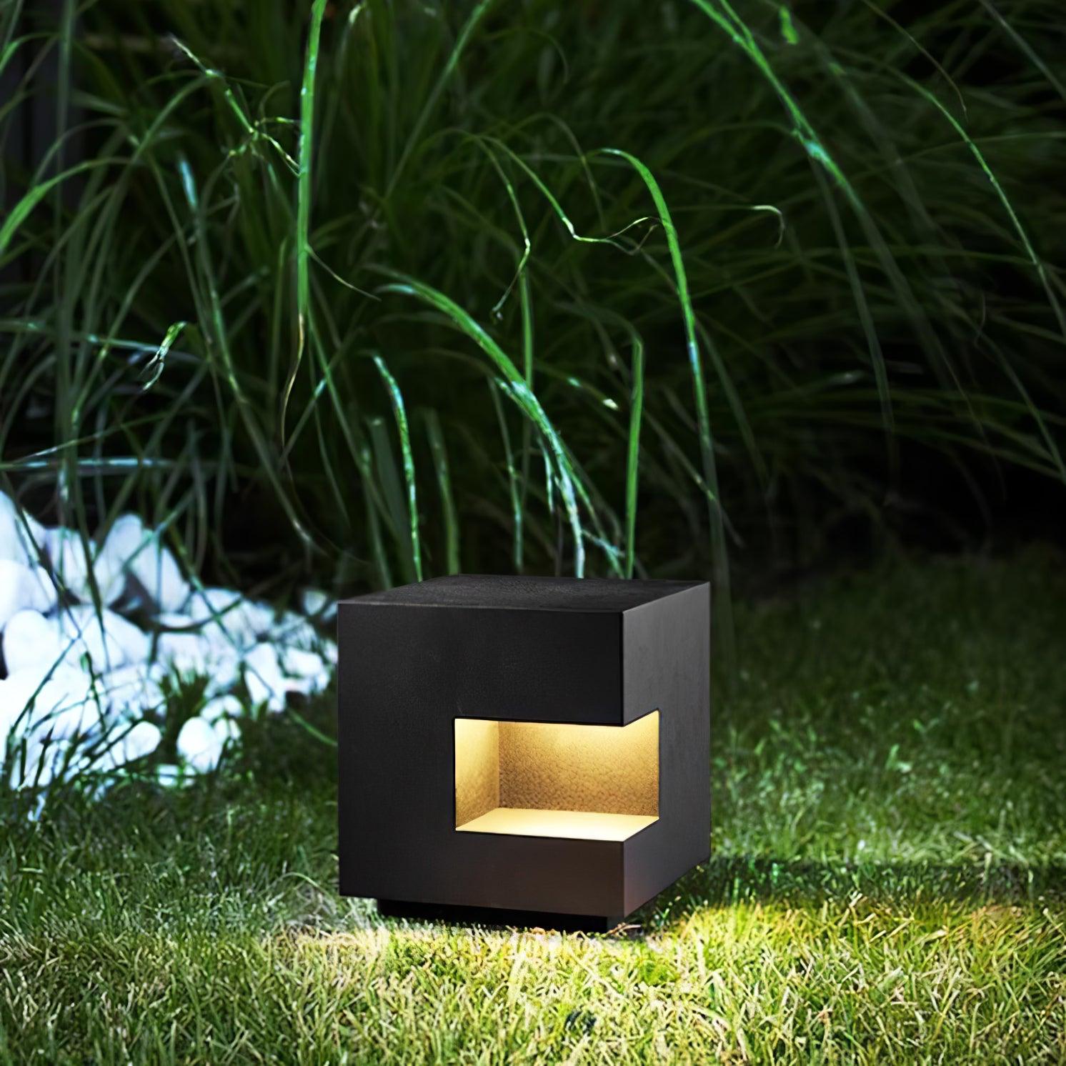 Regular Cube Post Outdoor Light - Blowlighting