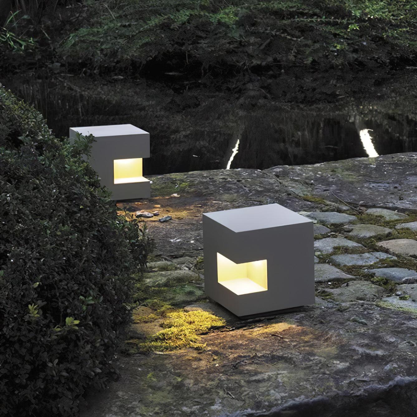 Regular Cube Post Outdoor Light - Blowlighting