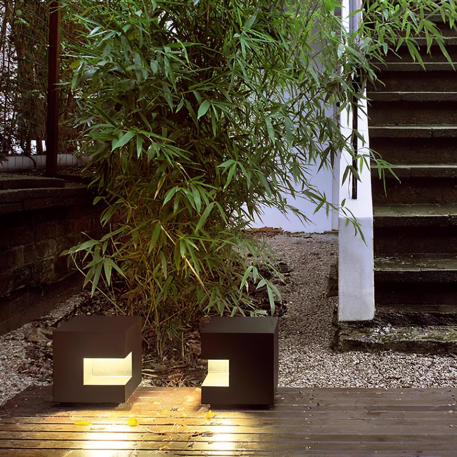 Regular Cube Post Outdoor Light - Blowlighting