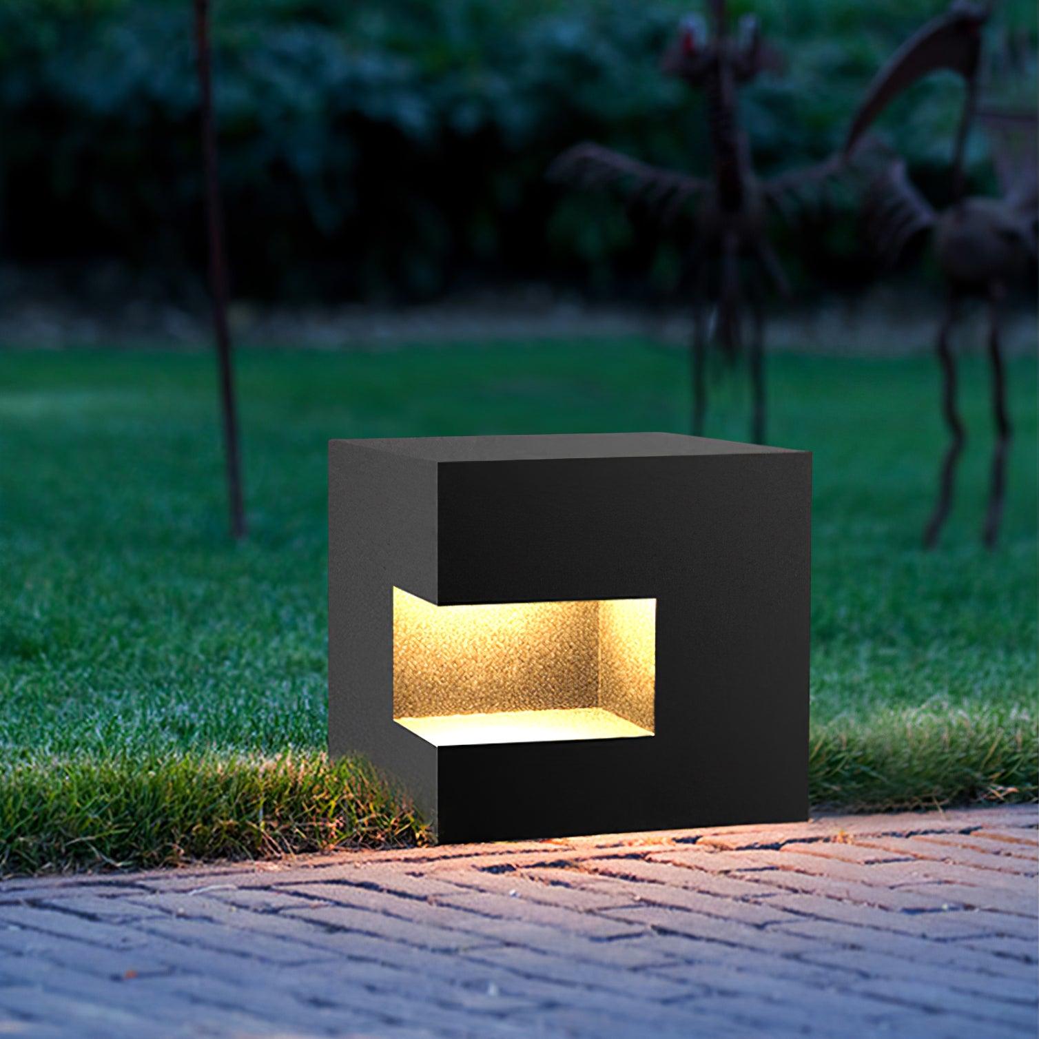 Regular Cube Post Outdoor Light - Blowlighting