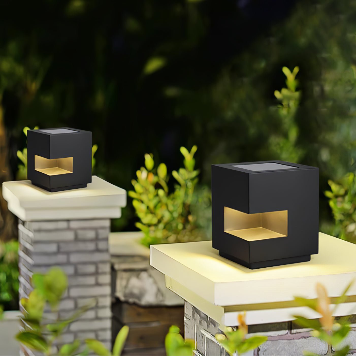 Regular Cube Post Outdoor Light - Blowlighting