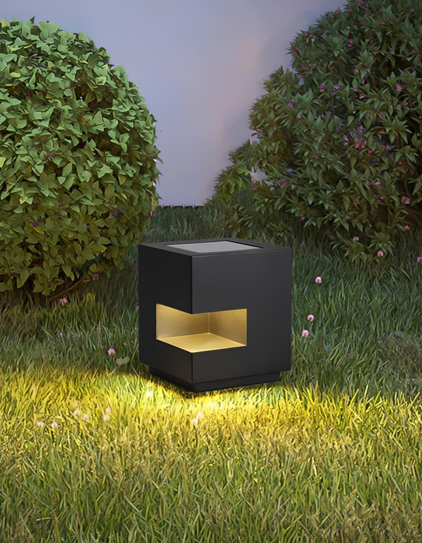 Regular Cube Post Outdoor Light - Blowlighting