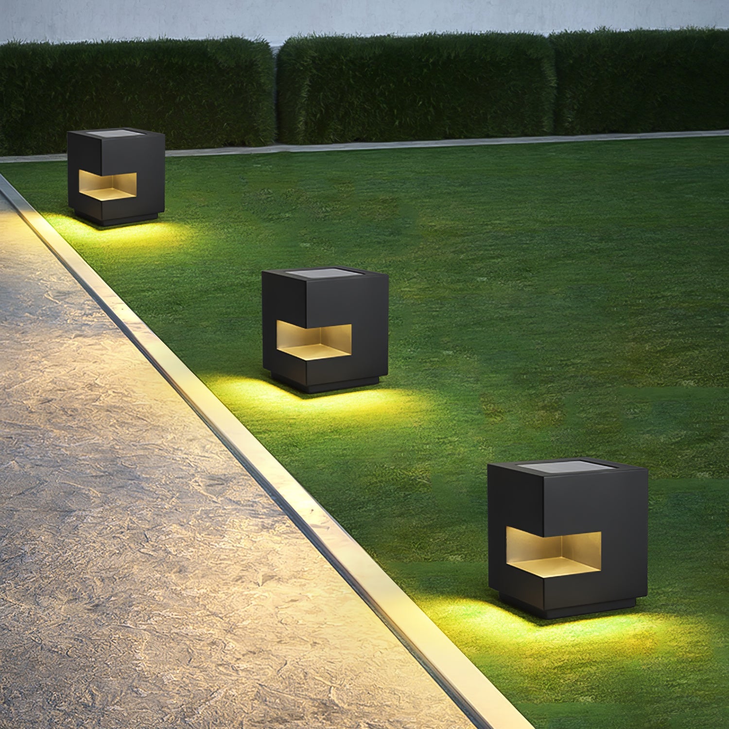 Regular Cube Post Outdoor Light - Blowlighting