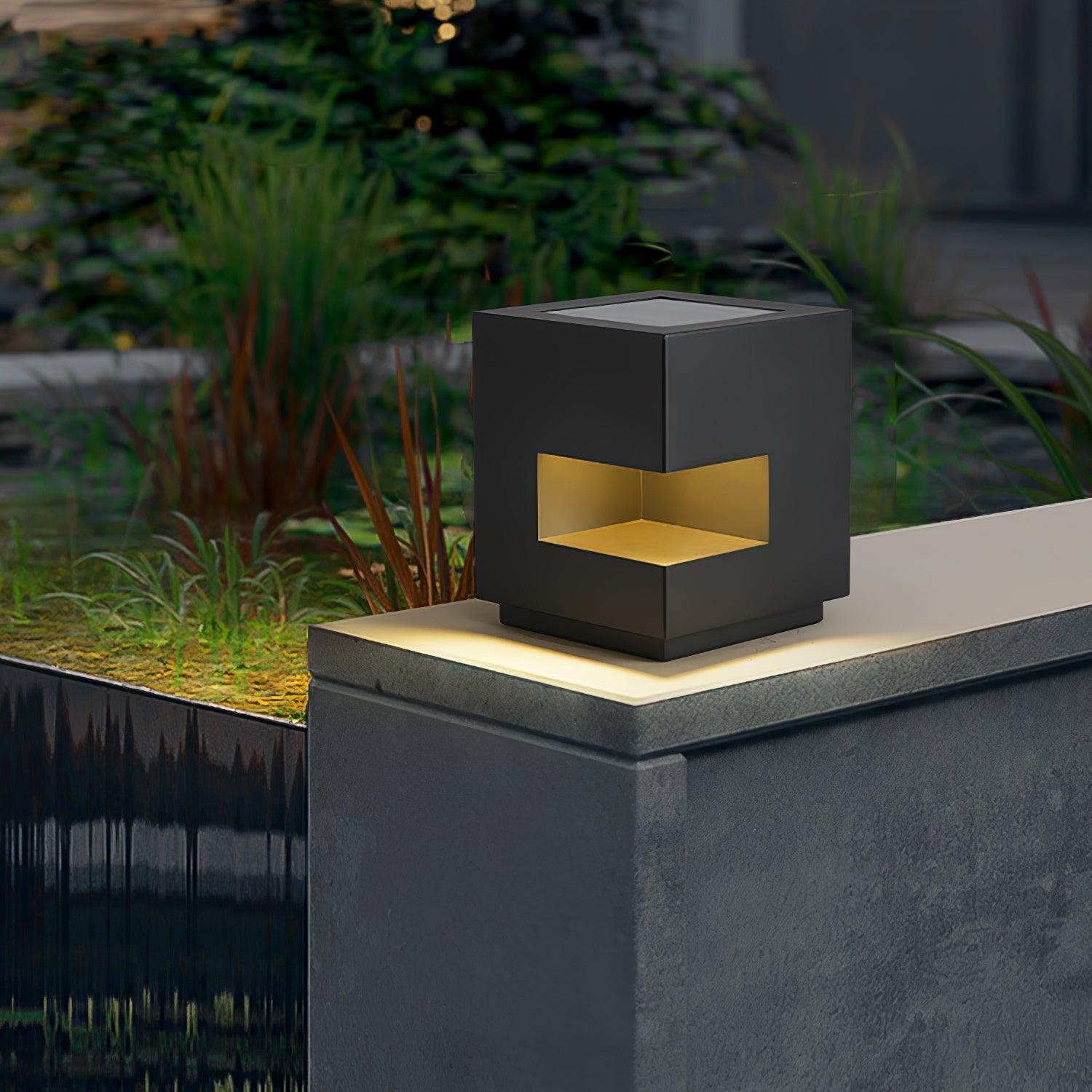 Regular Cube Post Outdoor Light - Blowlighting