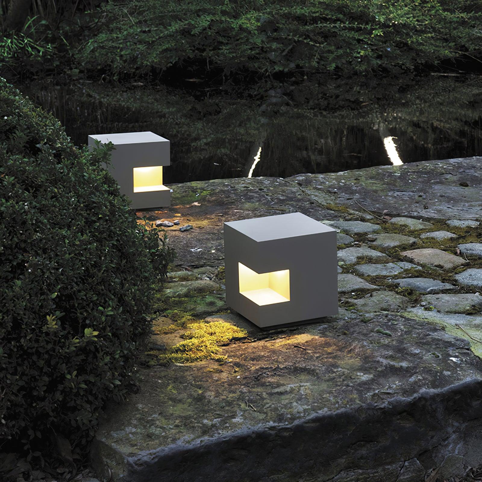 Regular Cube Post Outdoor Light - Blowlighting