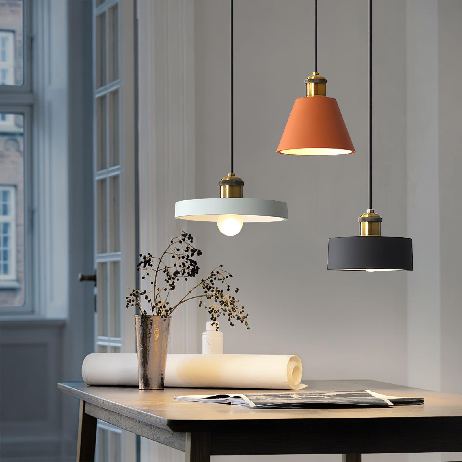 Resin Geometric Pendant Lamp - Blowlighting