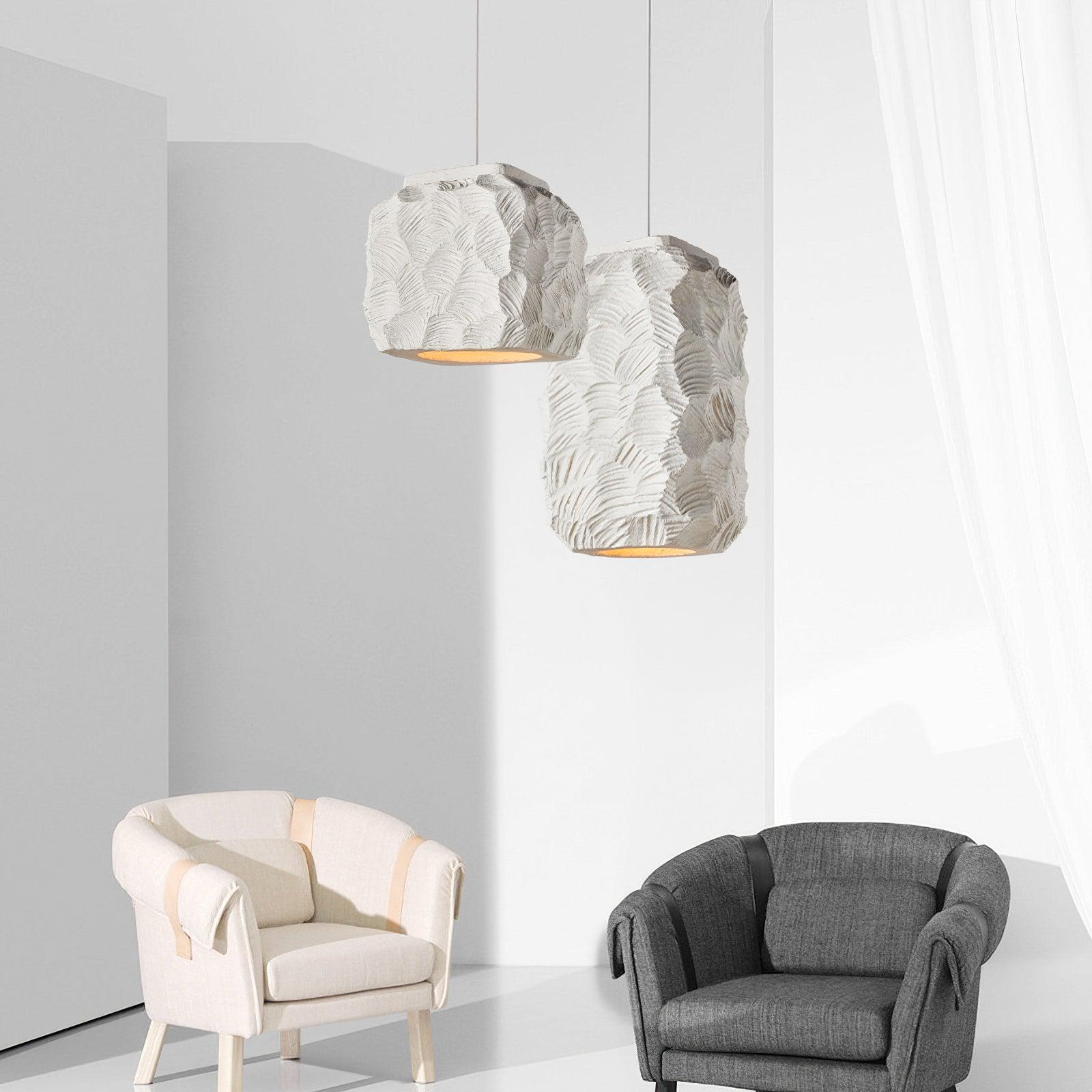 Resin Geometry Pendant Lamp - Blowlighting