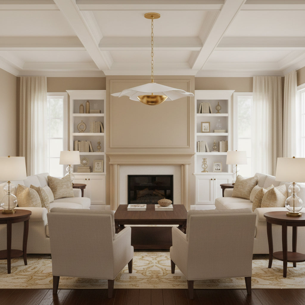 Ressi Modern Brass Pendant Light