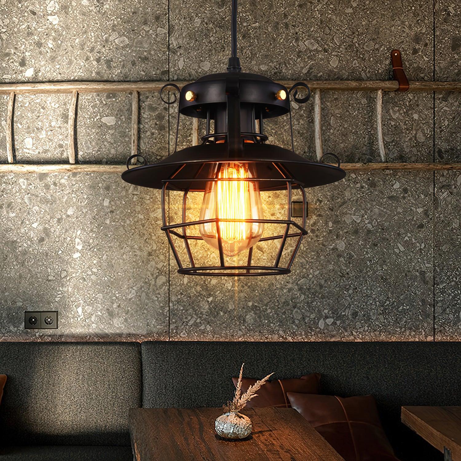 Retro Birdcage Pendant Light - Blowlighting