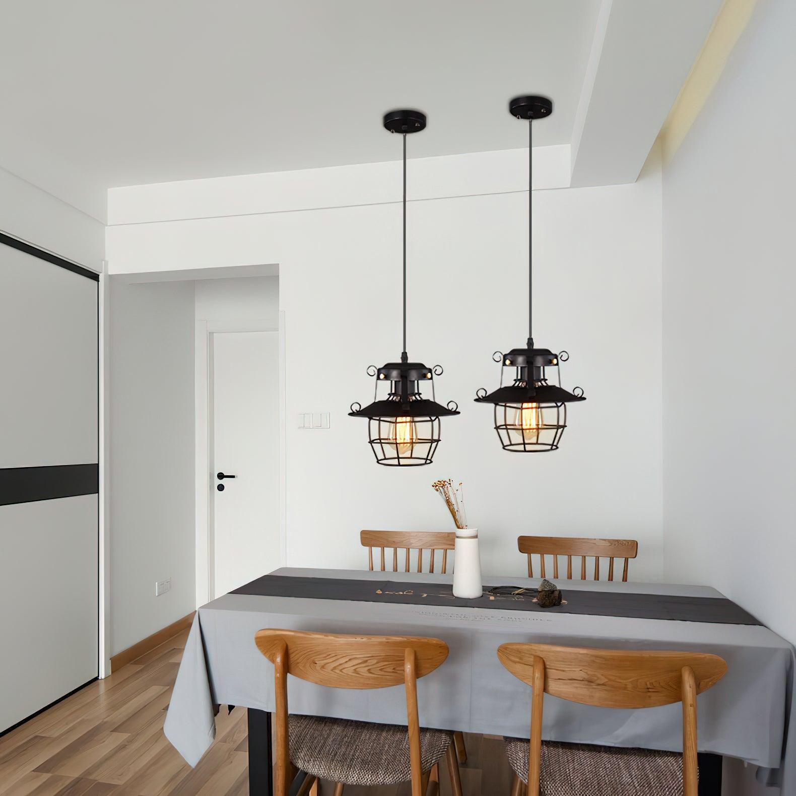 Retro Birdcage Pendant Light - Blowlighting