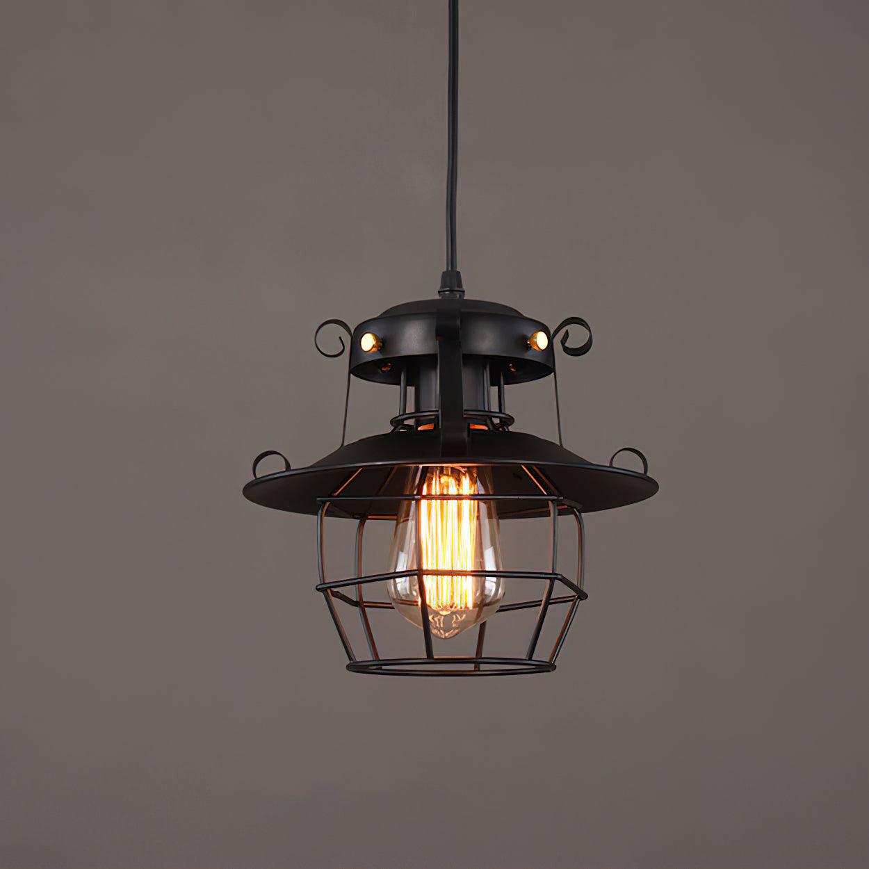 Retro Birdcage Pendant Light - Blowlighting