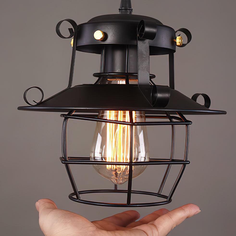 Retro Birdcage Pendant Light - Blowlighting