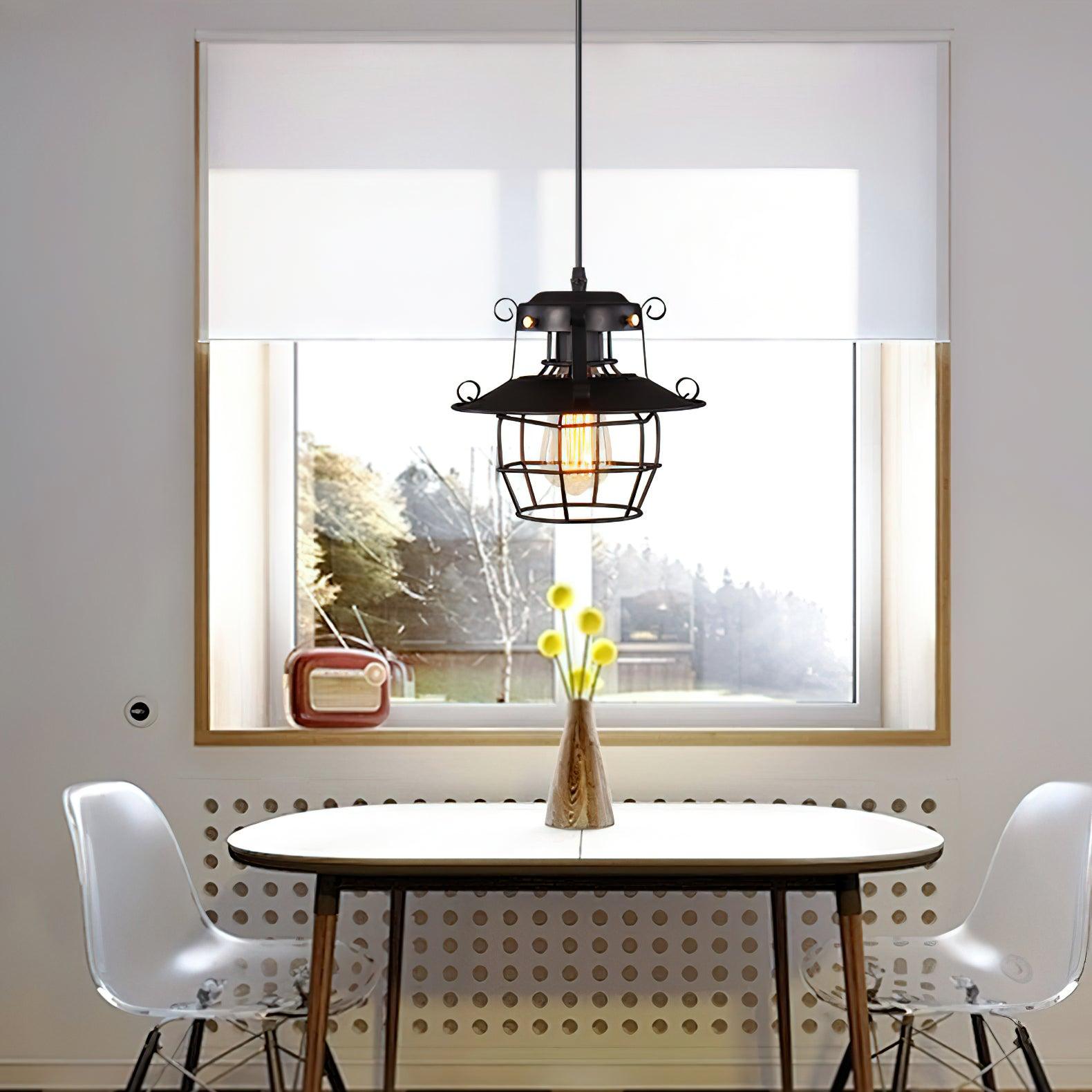 Retro Birdcage Pendant Light - Blowlighting