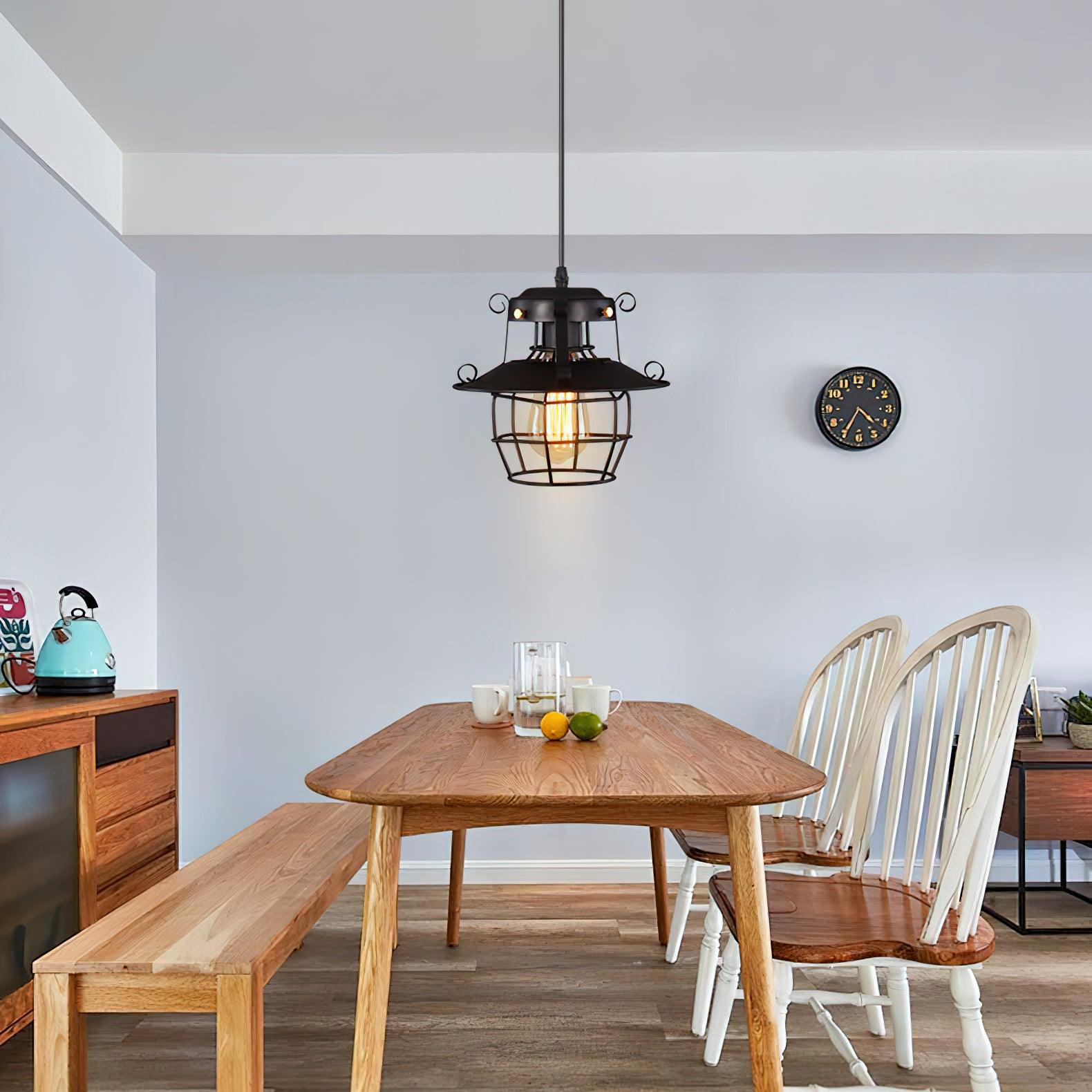 Retro Birdcage Pendant Light - Blowlighting