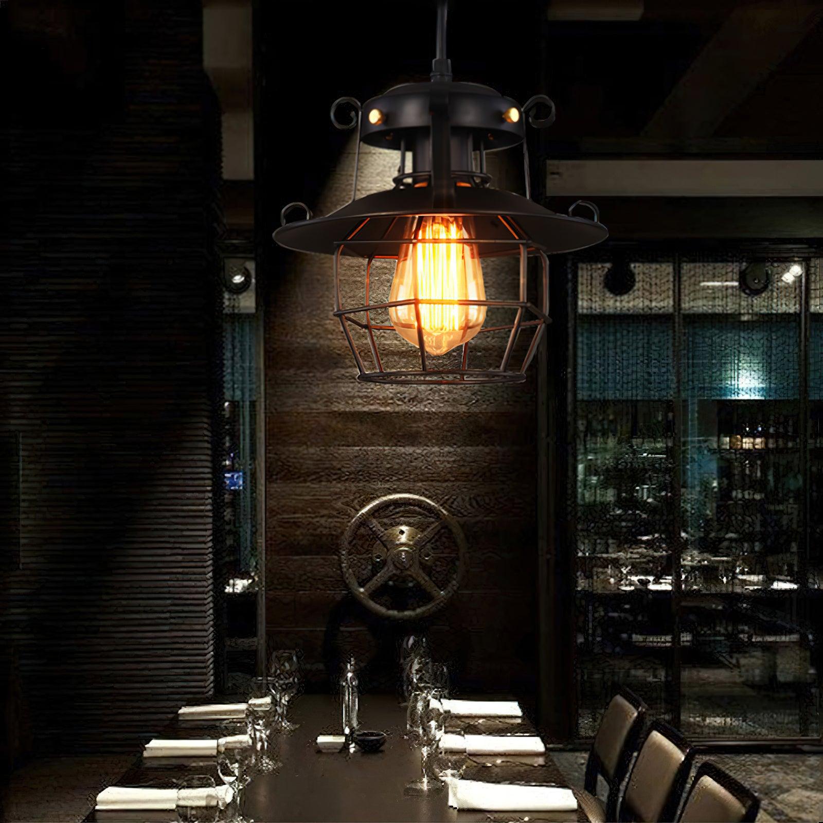 Retro Birdcage Pendant Light - Blowlighting