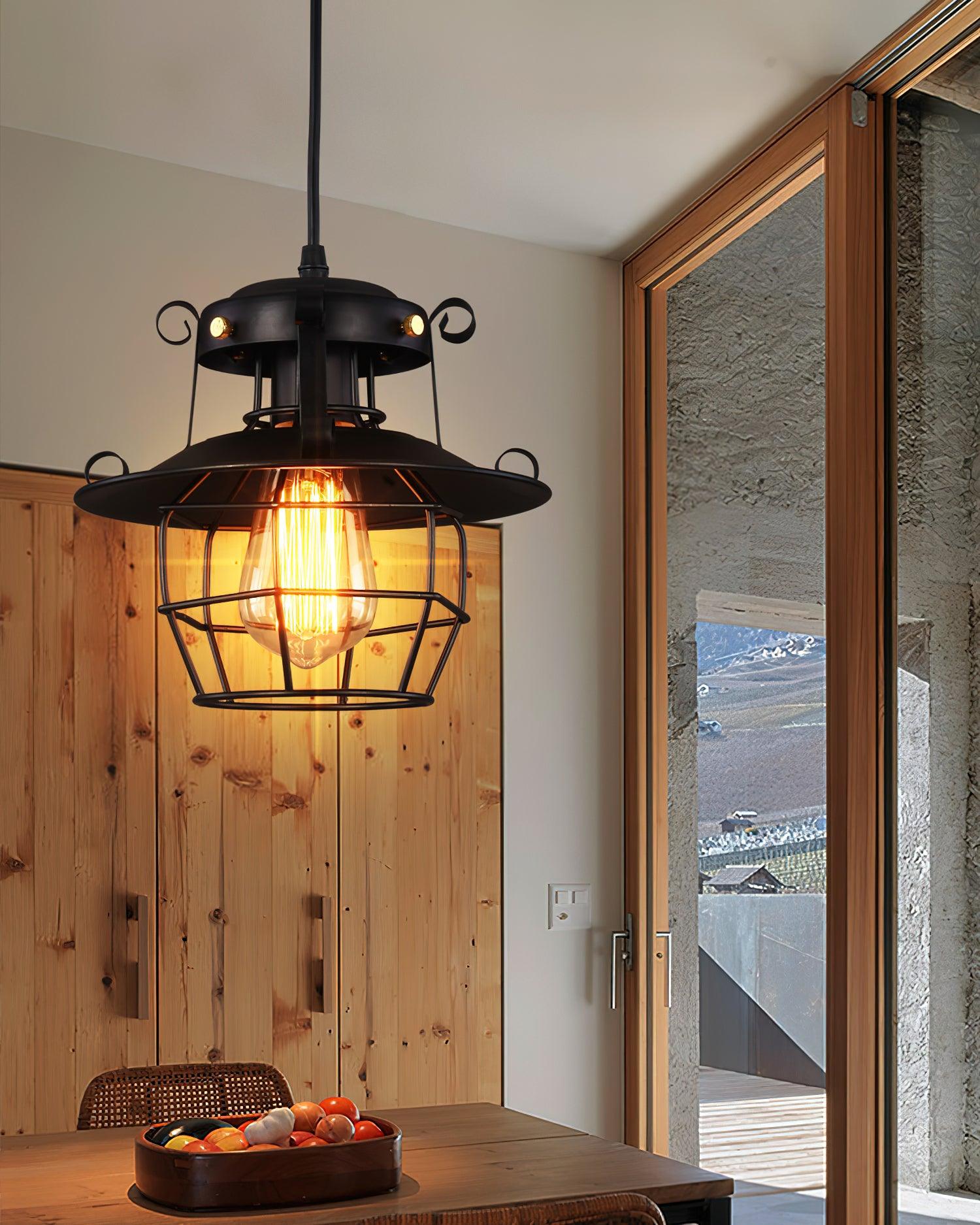Retro Birdcage Pendant Light - Blowlighting