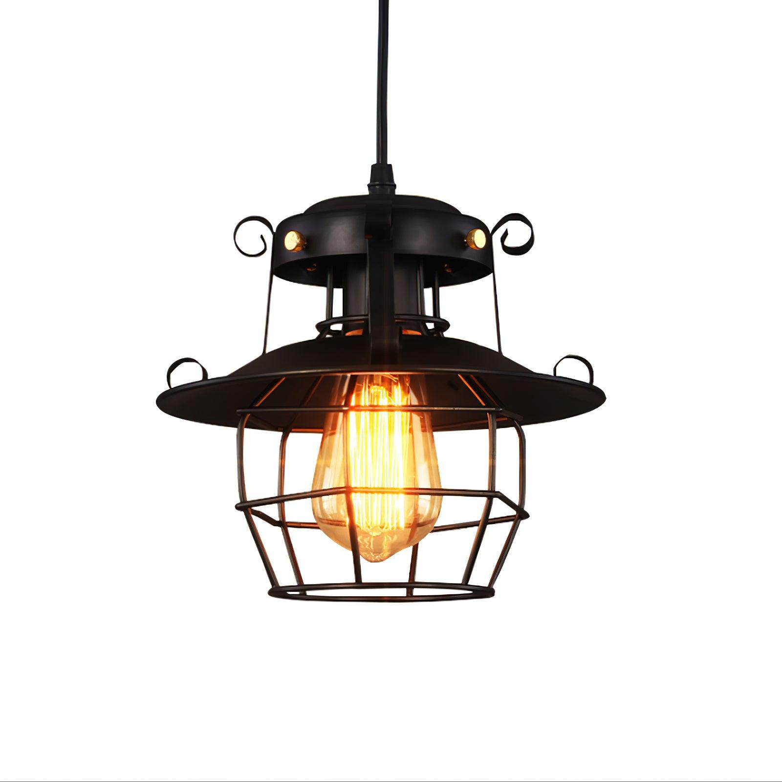 Retro Birdcage Pendant Light - Blowlighting