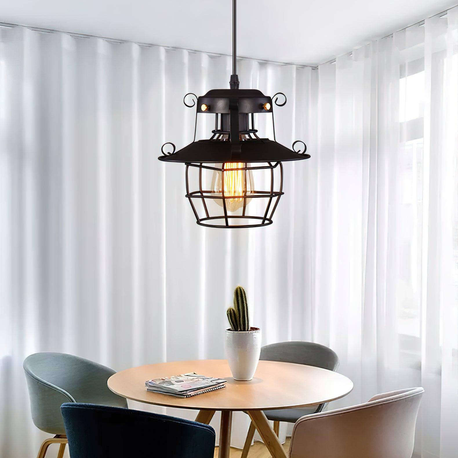 Retro Birdcage Pendant Light - Blowlighting